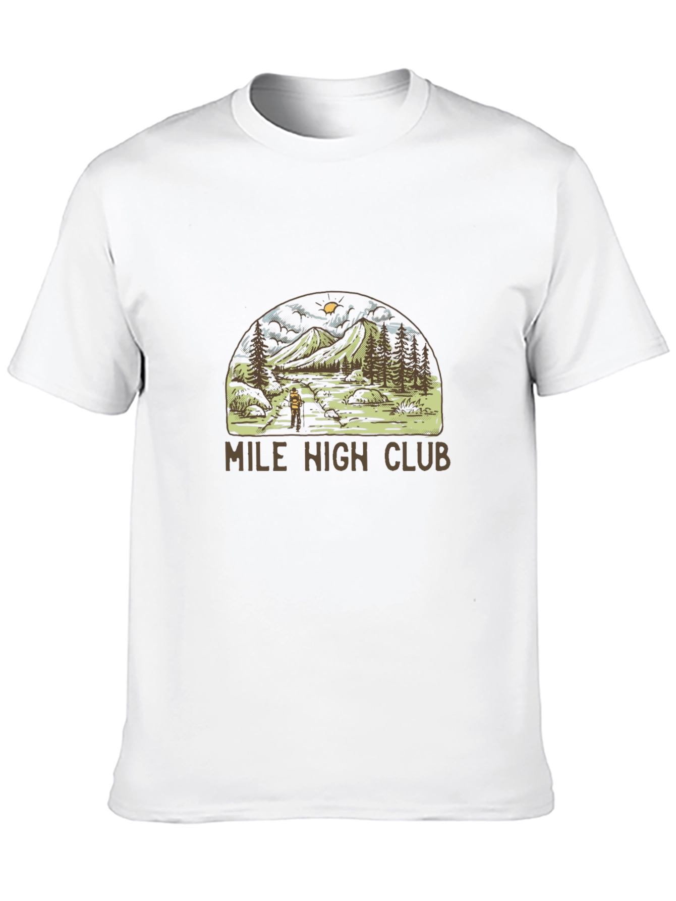 Black Mile High Club Black Graphic Tee view 10