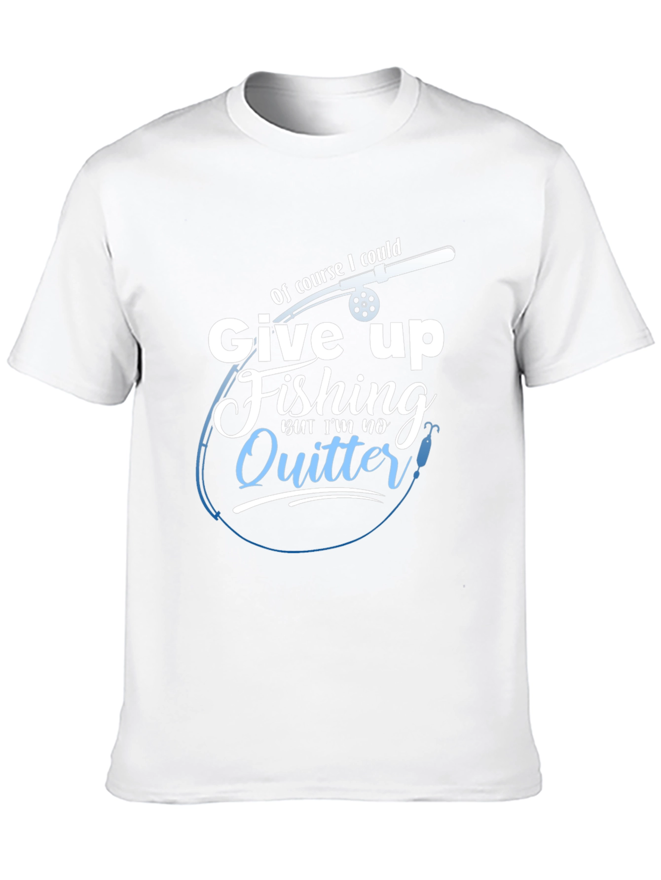 Black Fishing T-Shirt - I'm No Quitter view 10