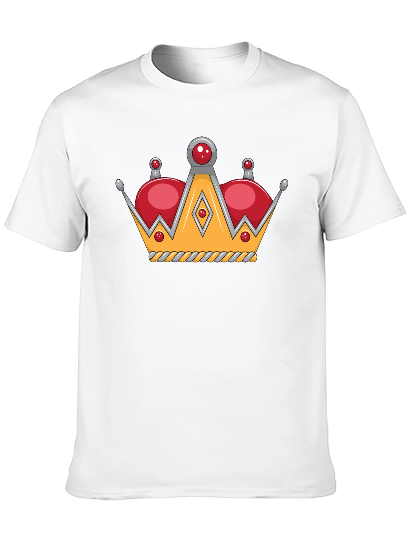 Black Crown Graphic Tee - Novelty Design view 10