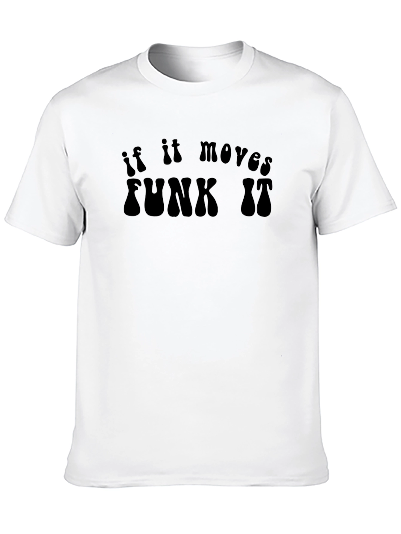 If It Moves Funk It - Black Graphic Tee - 10