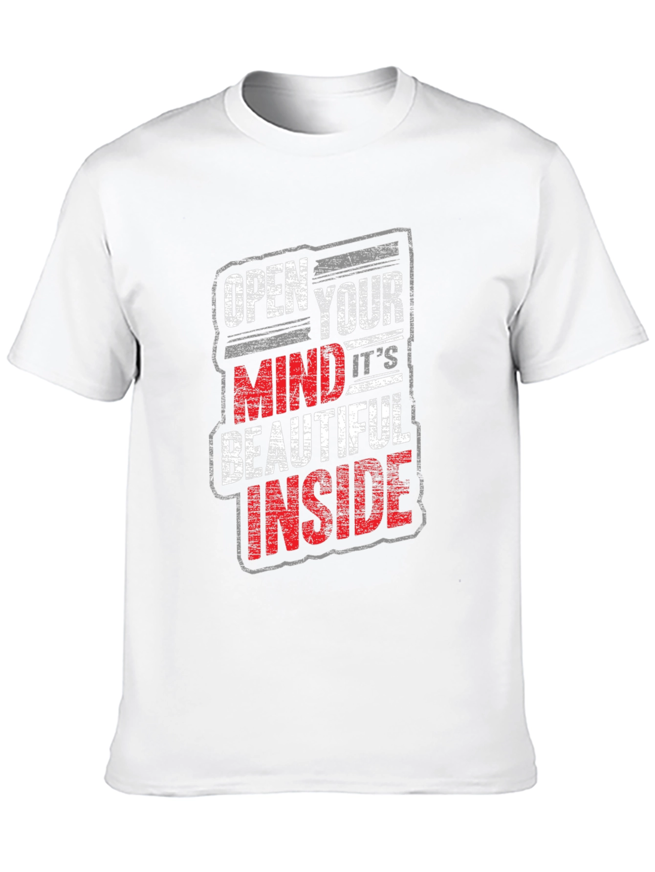 Black Open Your Mind Graphic Tee - Trendy Black T-Shirt view 10