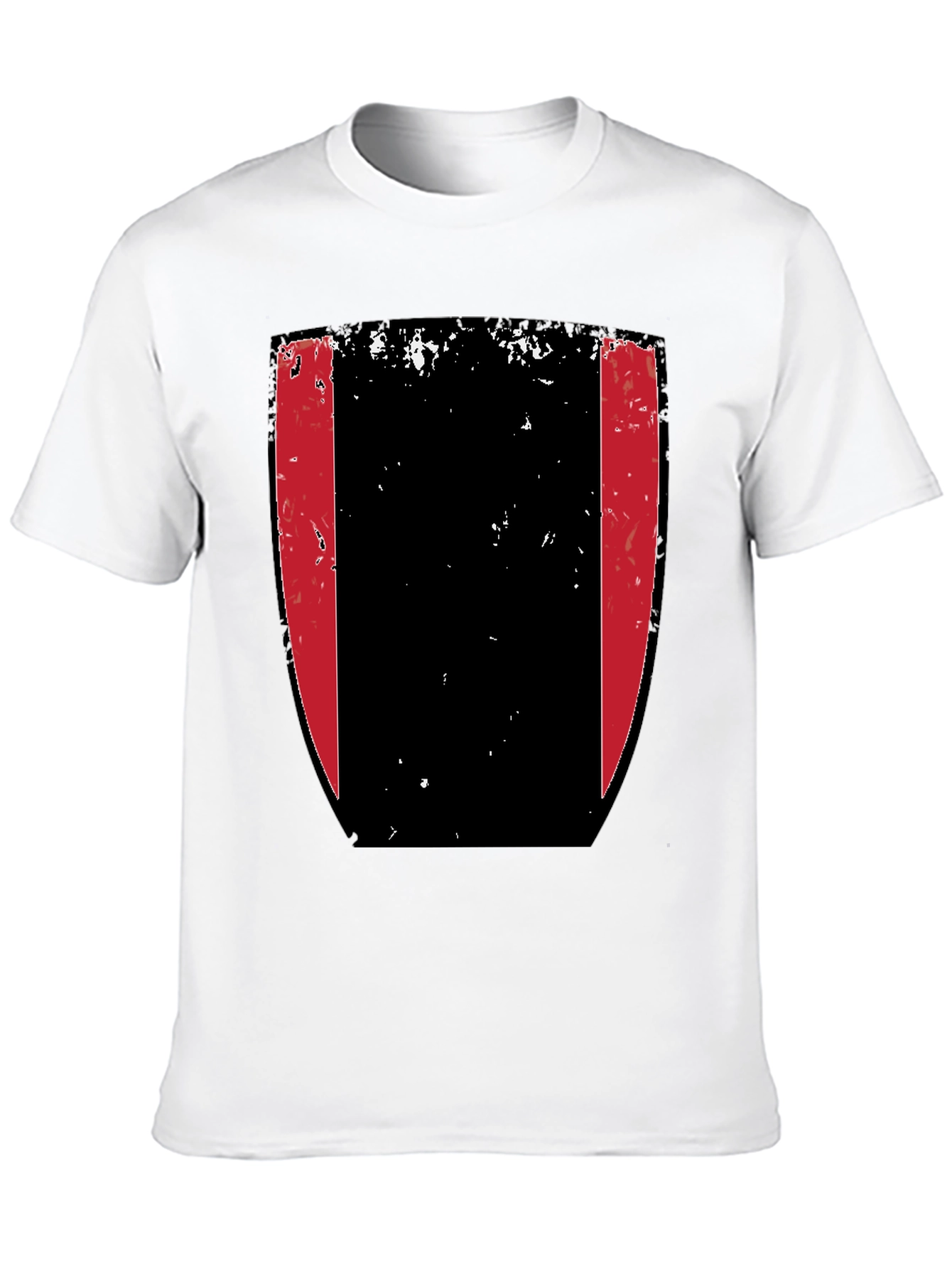 Black Shield Graphic Tee - Black Cotton Blend view 10