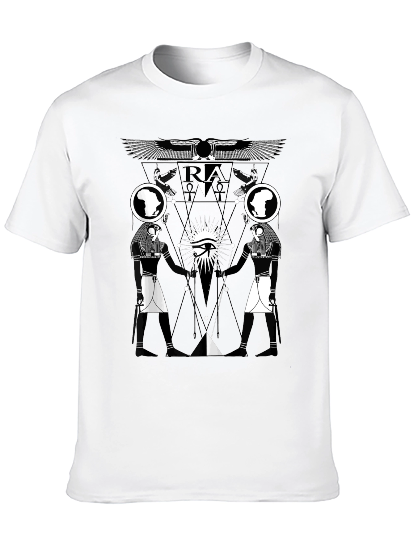 Black Egyptian Ra Graphic Tee view 10