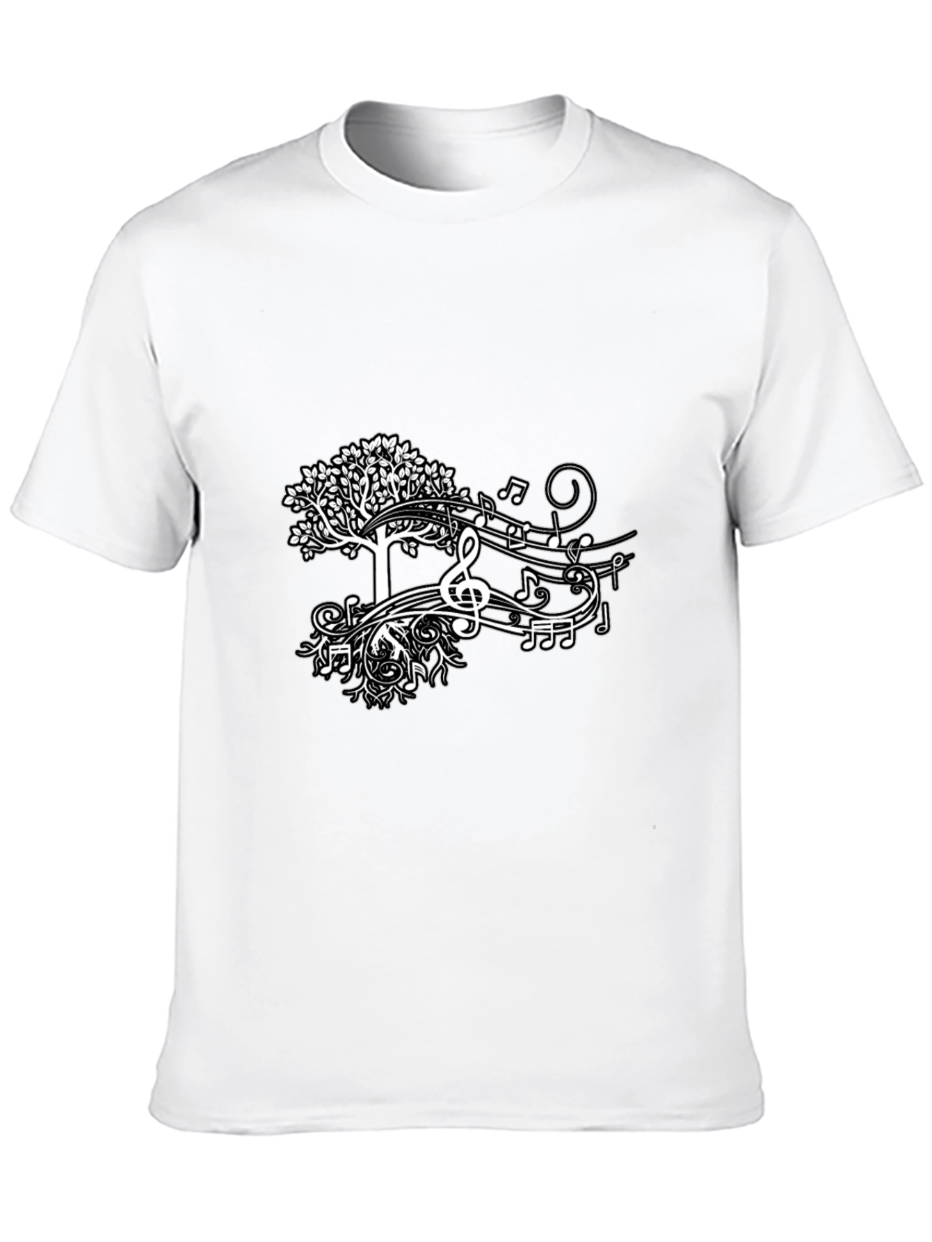 Black Music Tree Black Tee view 10