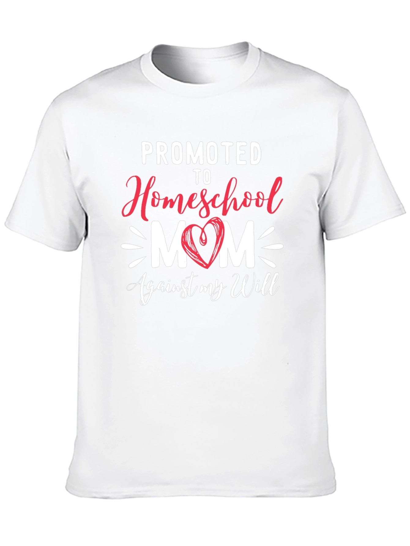 Black Promoted to Homeschool Mom T-Shirt view 10