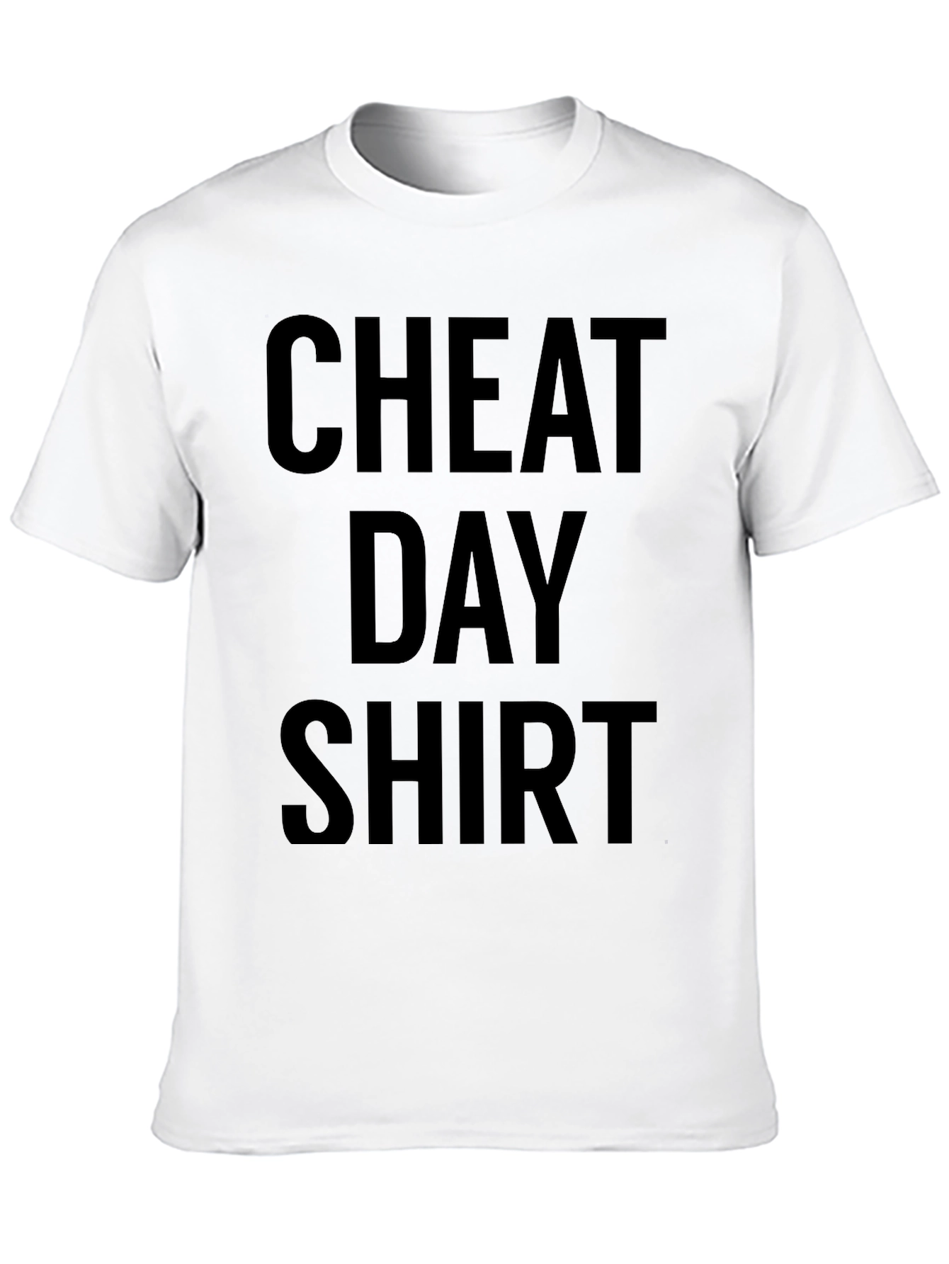 Black Cheat Day Shirt - Relaxed Fit Tee view 10