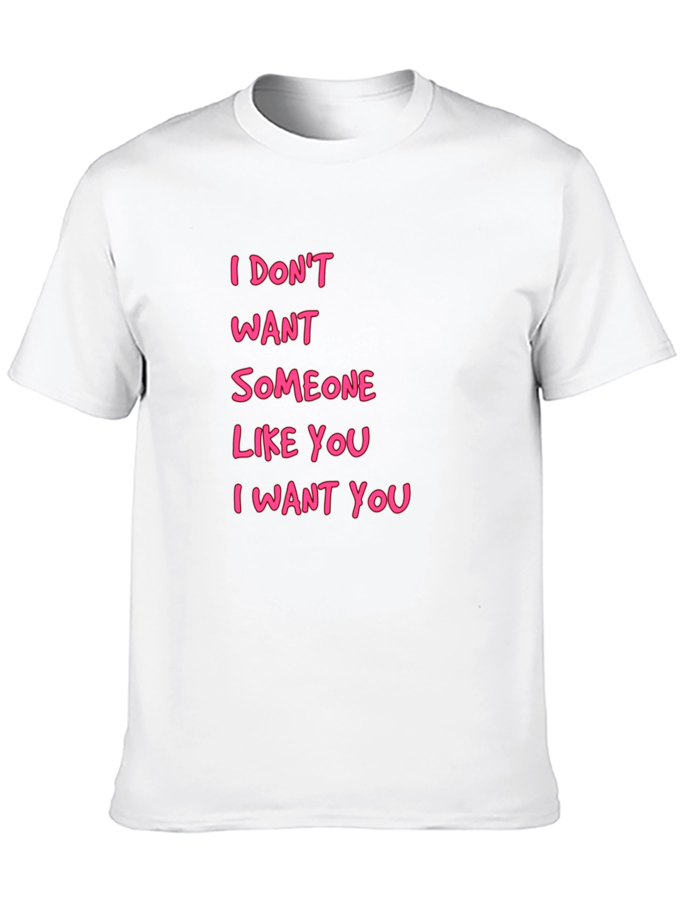 Black I Want You Black T-Shirt view 10