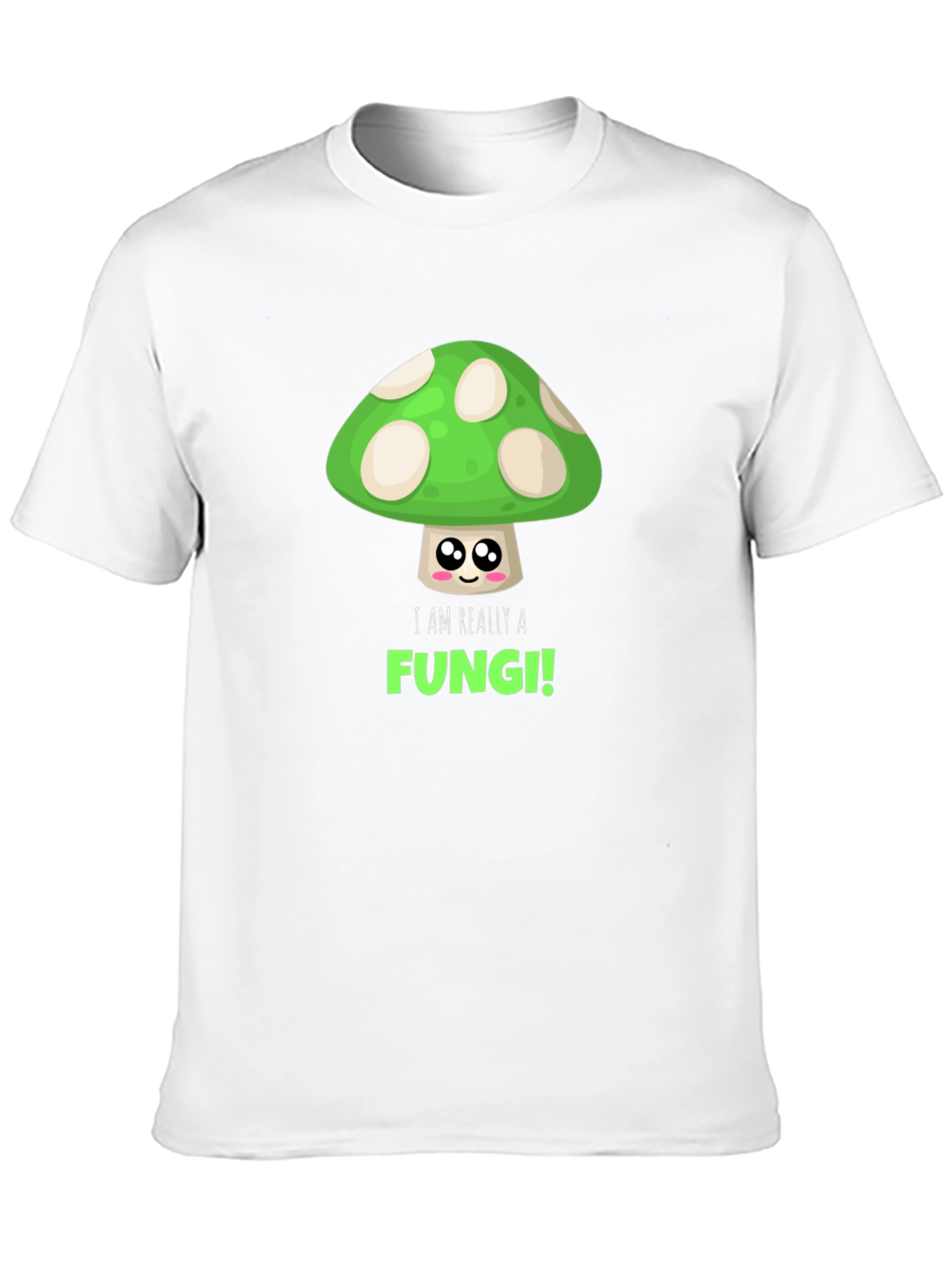 Black Funny Fungi T-Shirt -  Cute Mushroom Design view 10