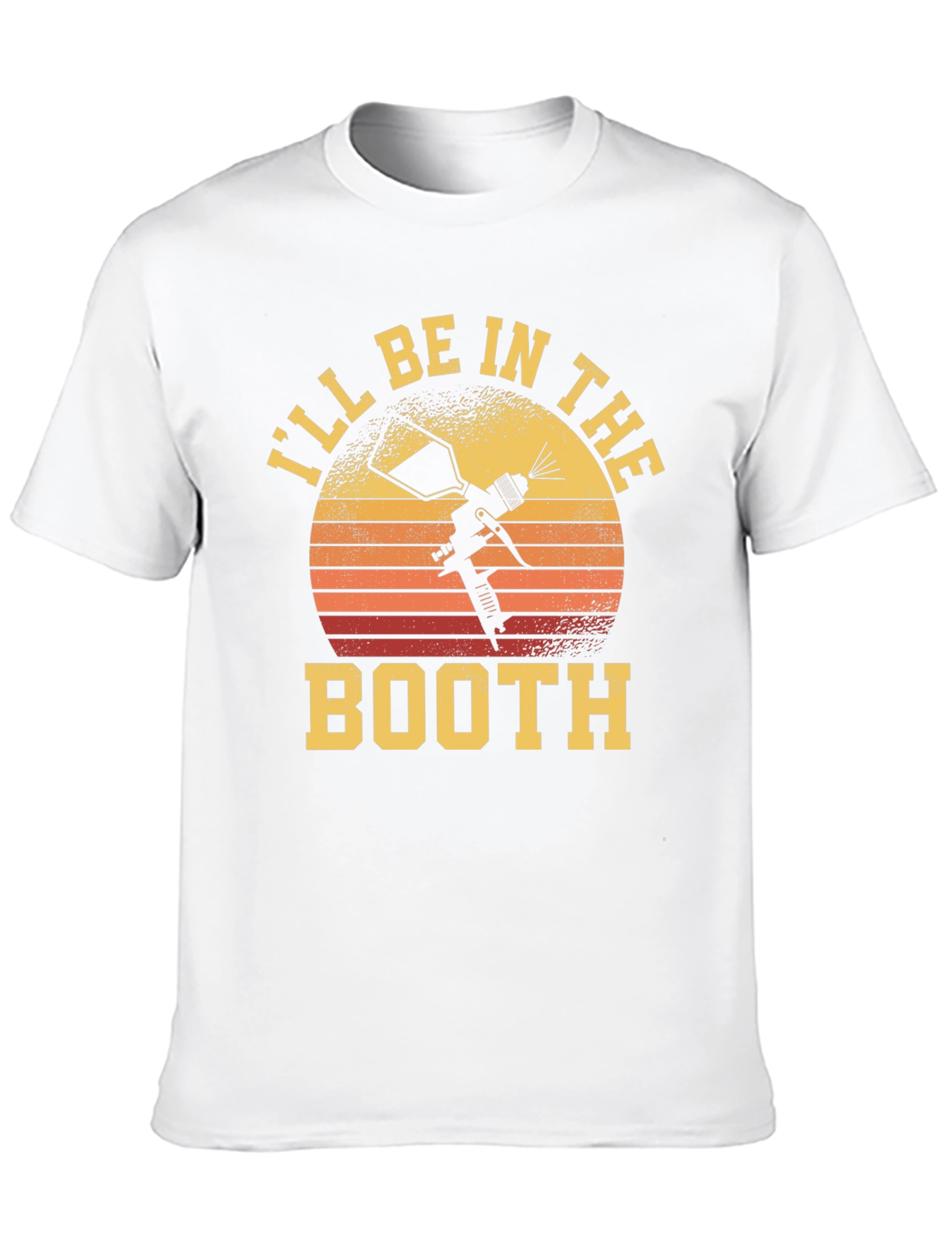 Black I'll Be In The Booth T-Shirt Spray Paint Artist Tee view 10