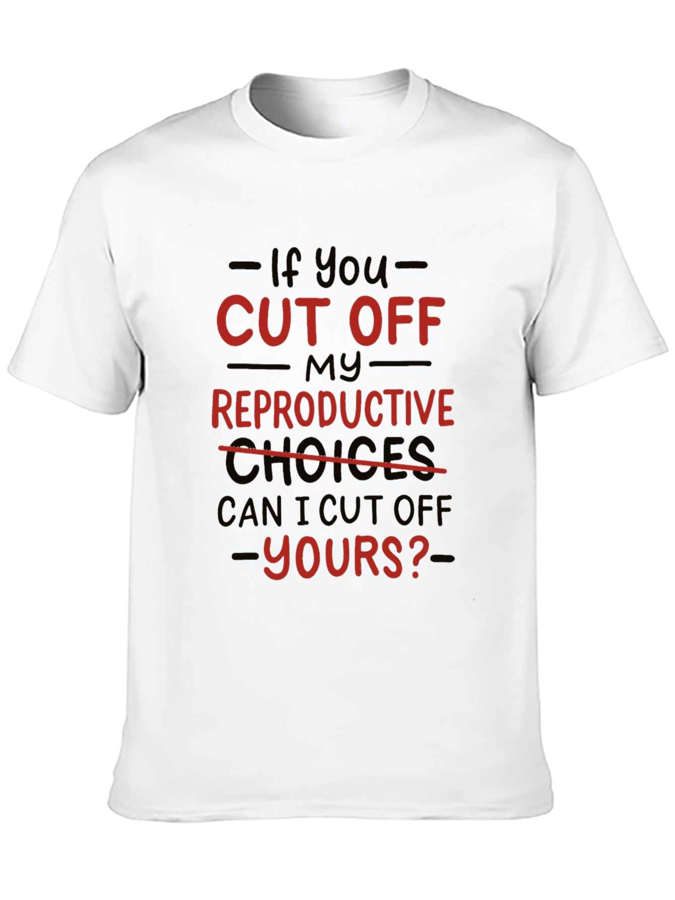 Black Reproductive Rights Graphic T-Shirt view 10