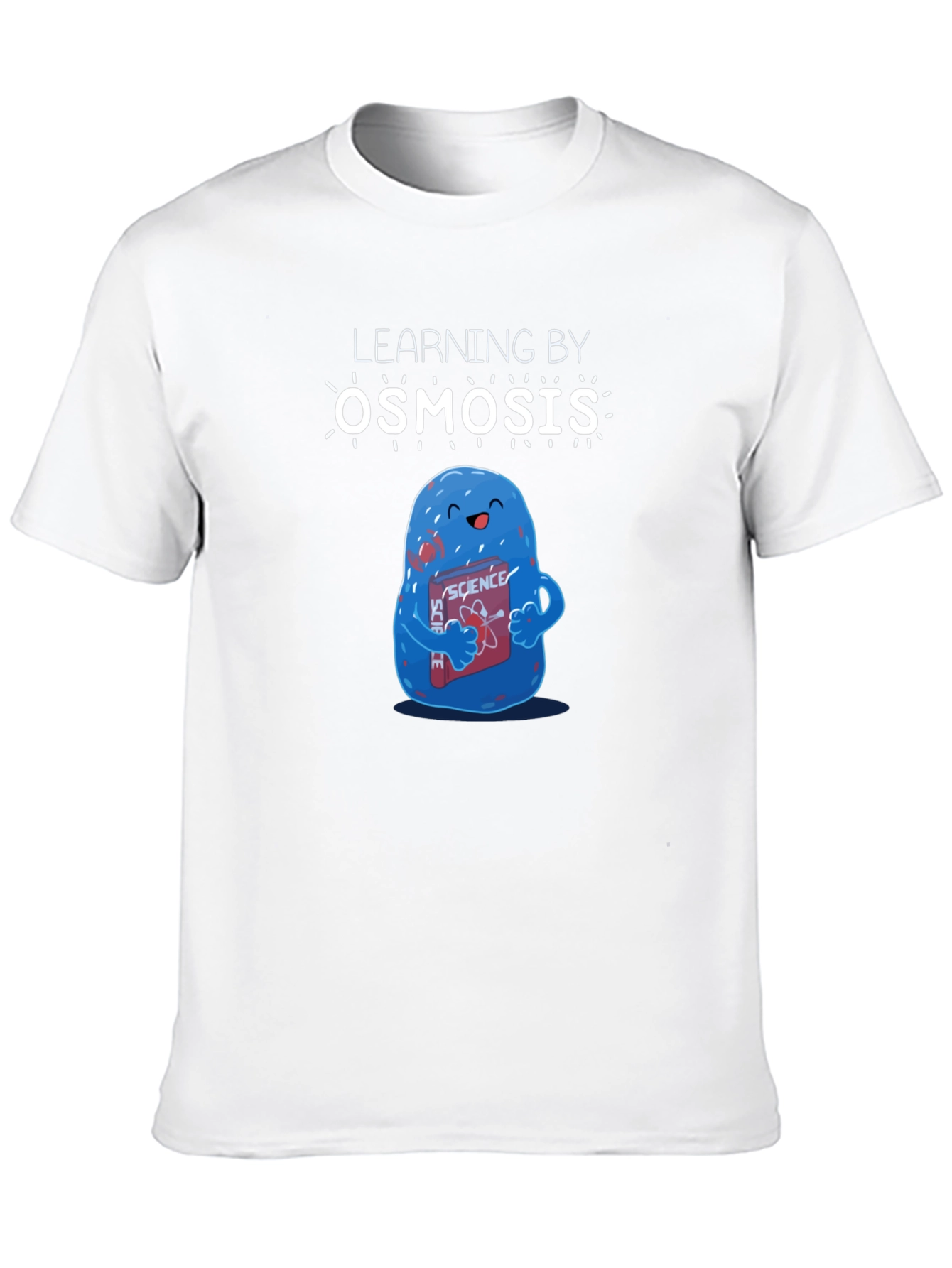Black Learning by Osmosis Science T-Shirt view 10