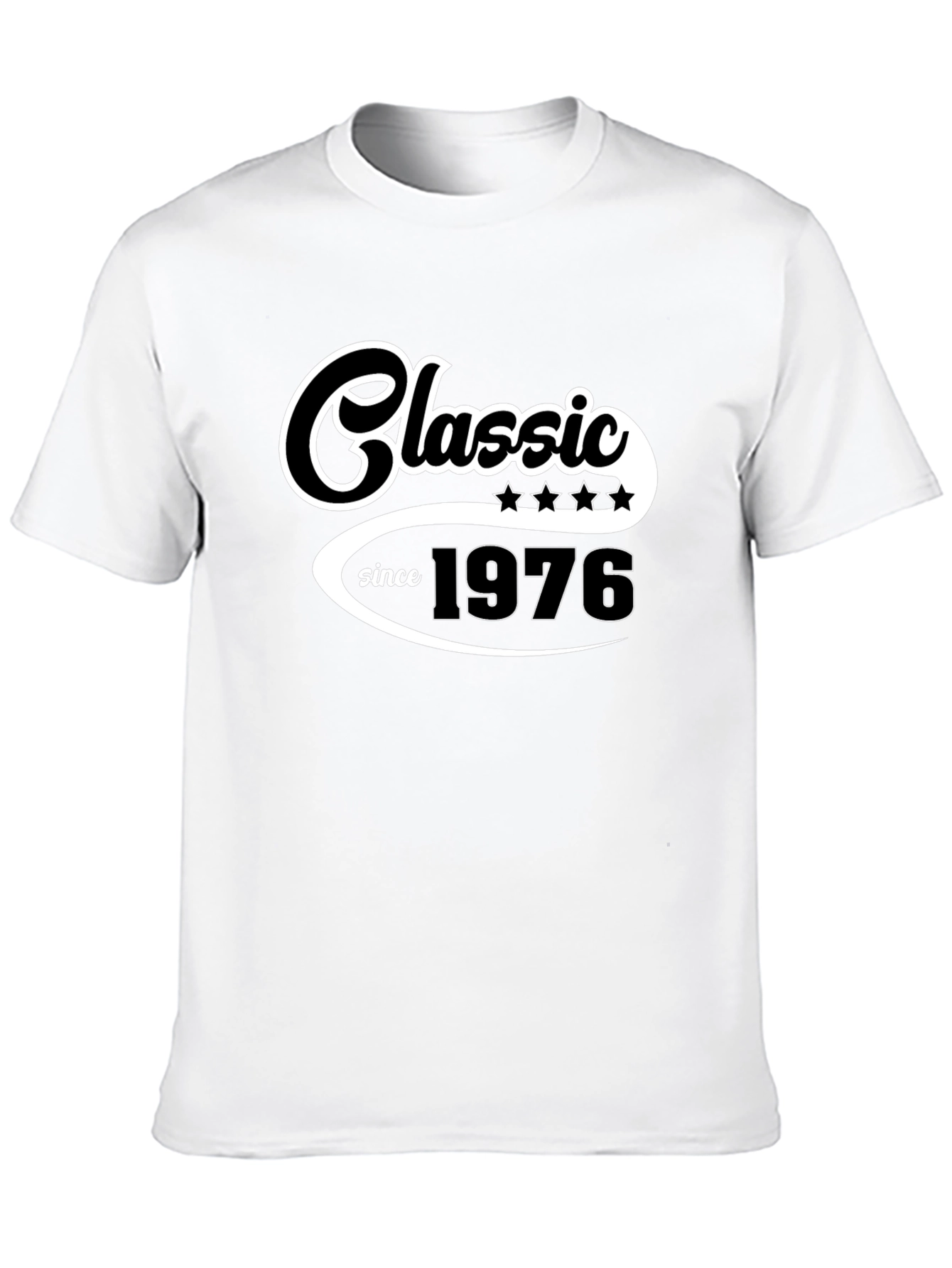 Black Classic Since 1976 Black T-Shirt view 10