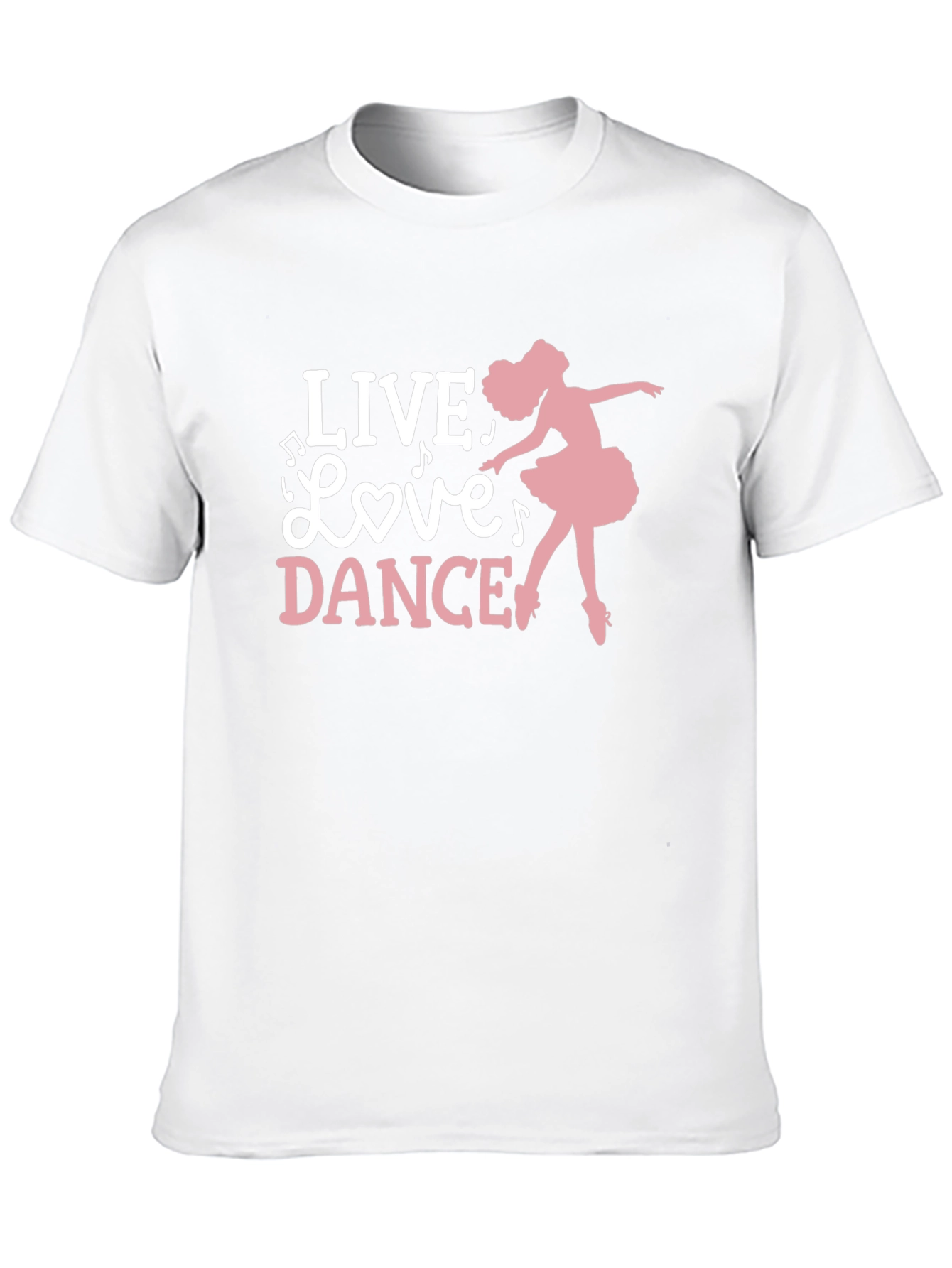Black Live Love Dance Ballerina Graphic Tee view 10