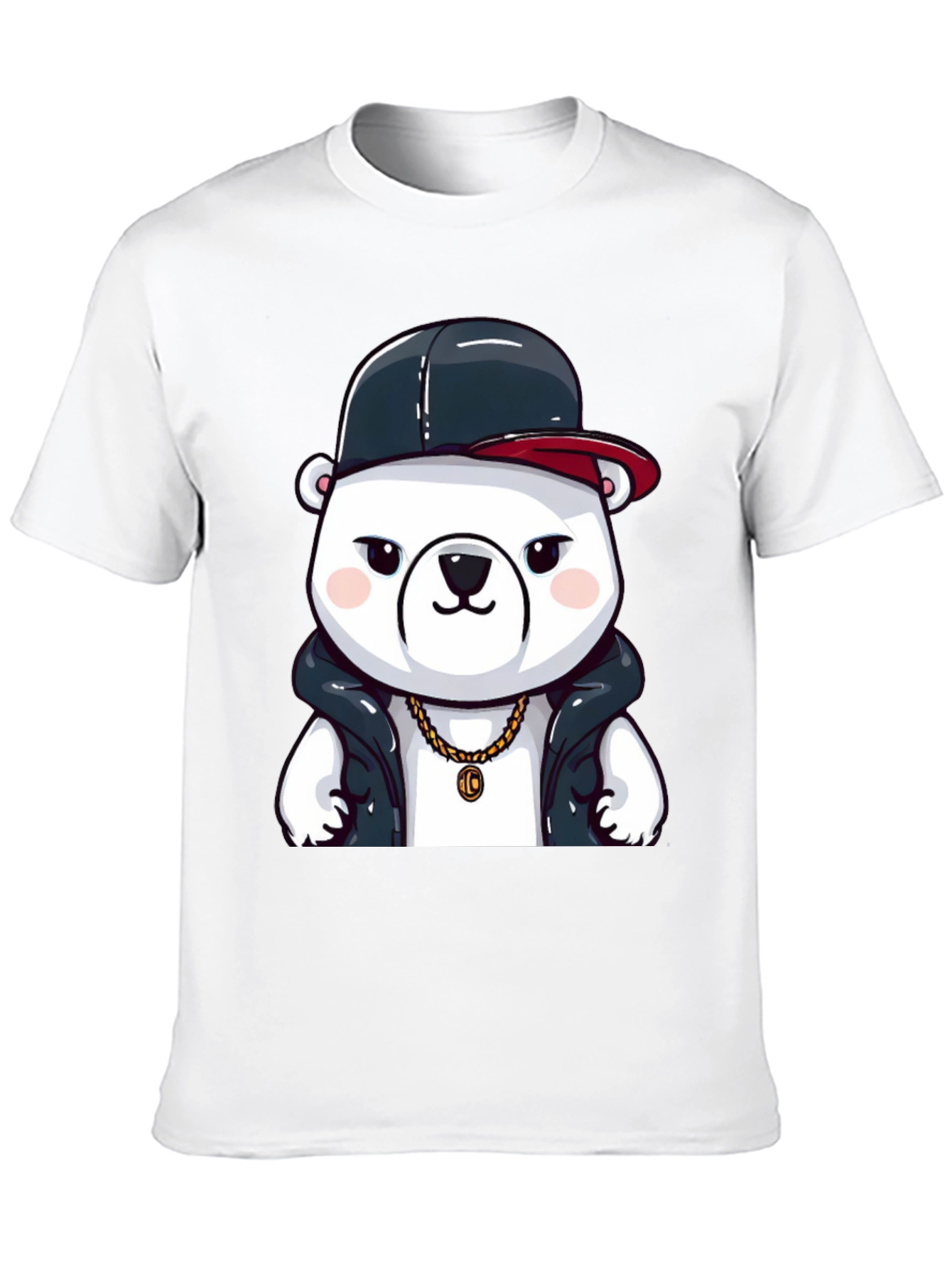 Black Cool Bear T-Shirt - Black view 10