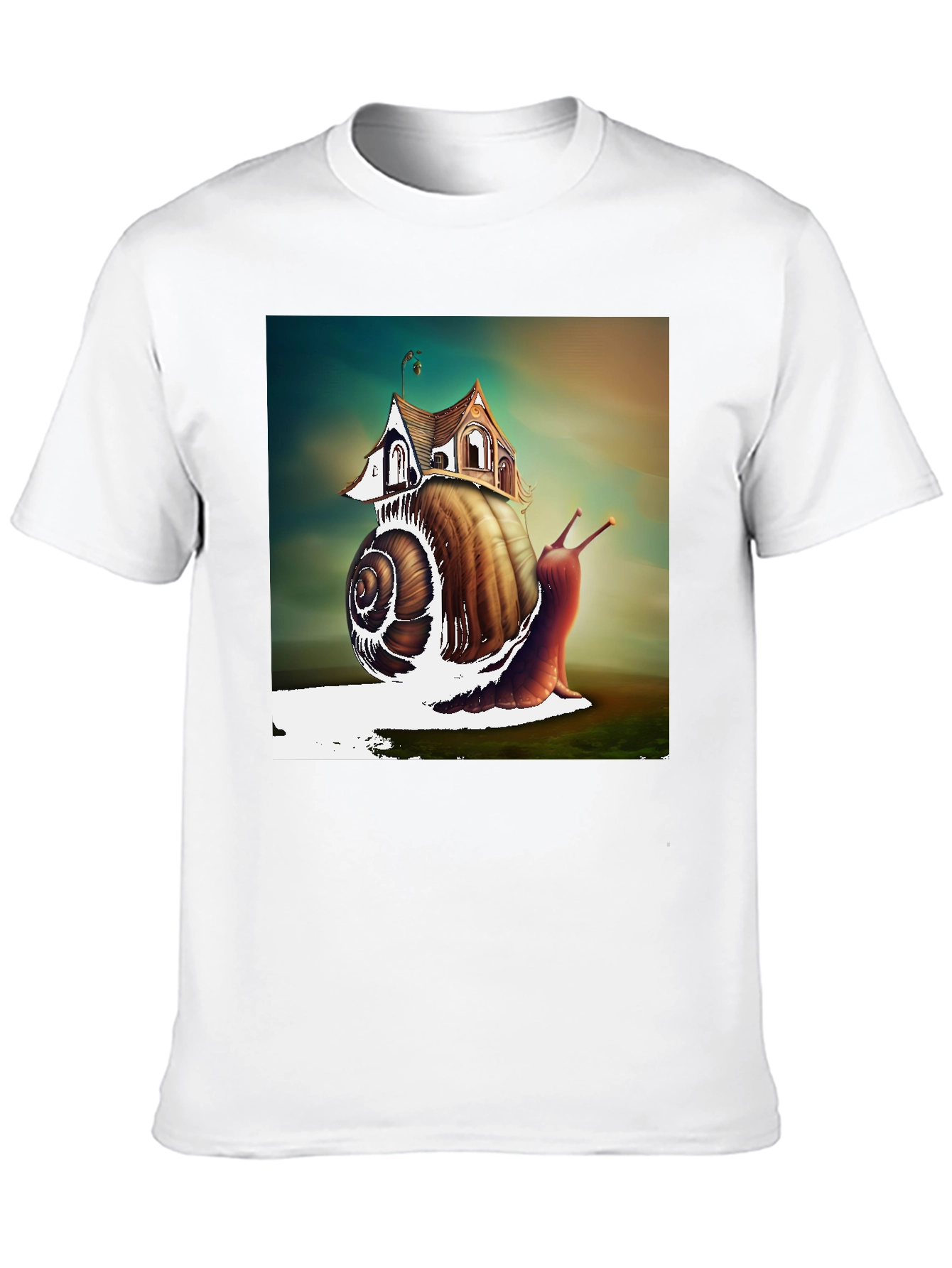 Black Snail House Graphic Tee - Unique Design view 10