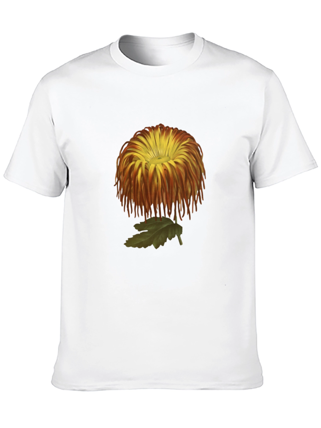 Black Black T-Shirt with Floral Graphic view 10