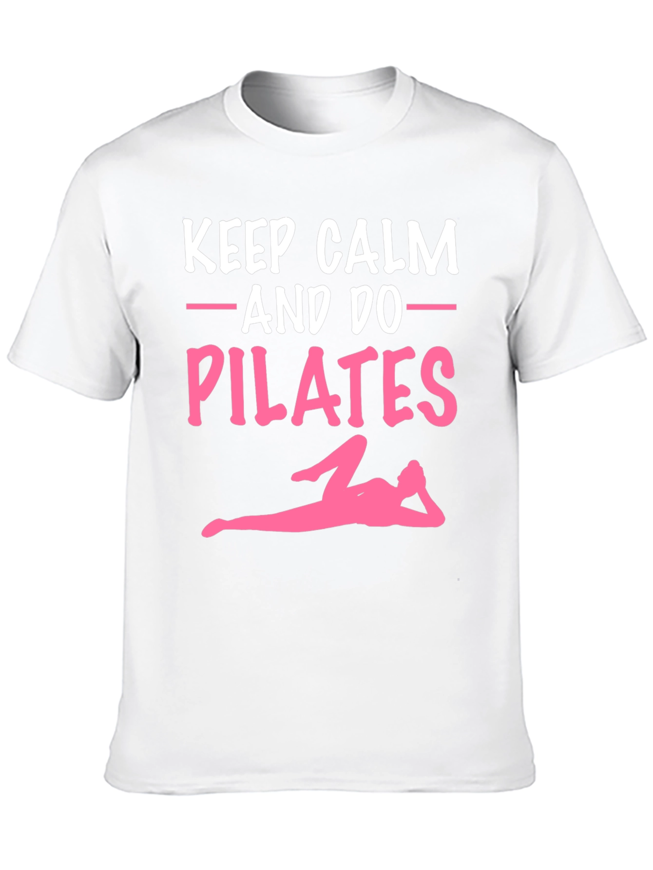 Black Keep Calm & Do Pilates Graphic Tee view 10