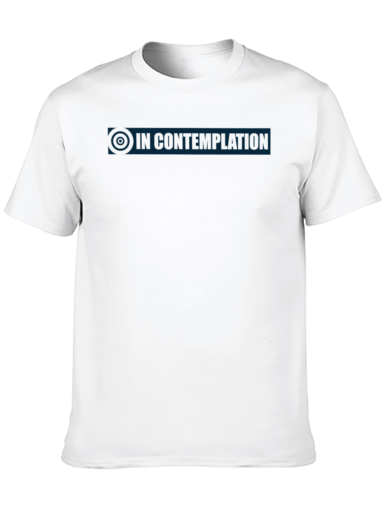Black In Contemplation Men's Black T-Shirt view 10