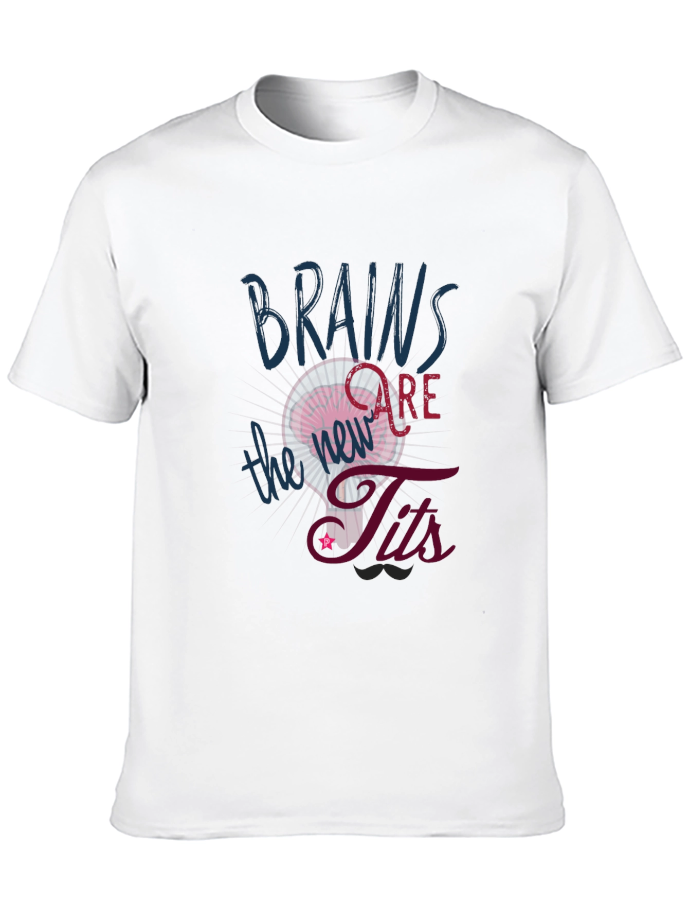 Black Brains Are The Tits Graphic Tee view 10