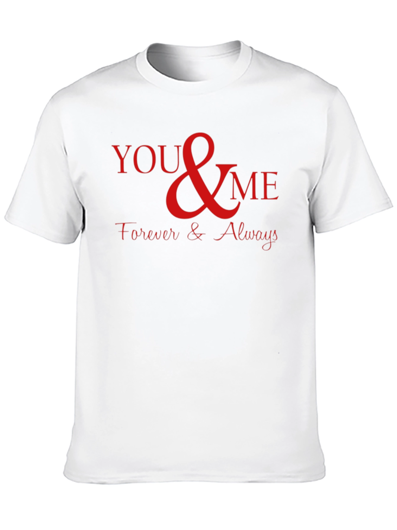 Black You & Me Forever Graphic T-Shirt - Black view 10