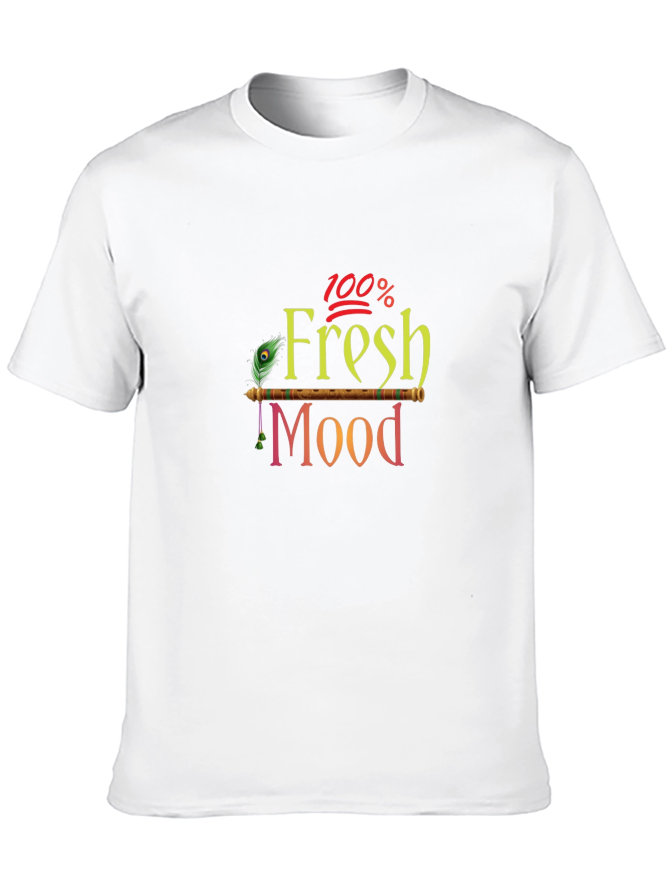 Black 100% Fresh Mood Black Graphic Tee view 10