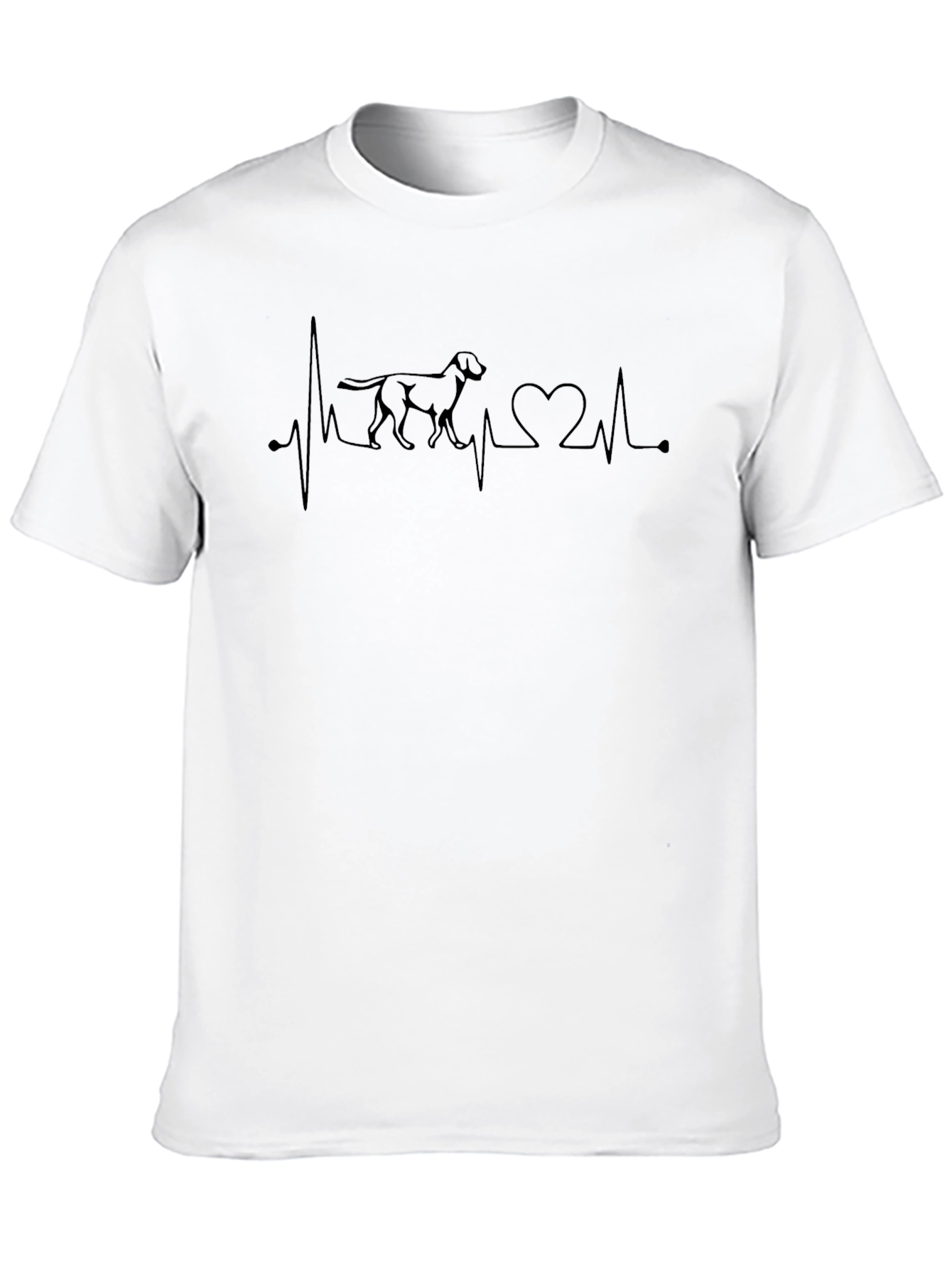 Black Dog Heartbeat T-Shirt - Love Your Pup! view 10