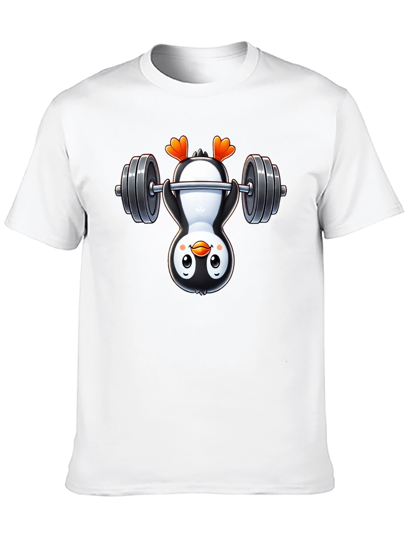 Black Penguin Gymnast T-Shirt - Black Cotton Tee view 10