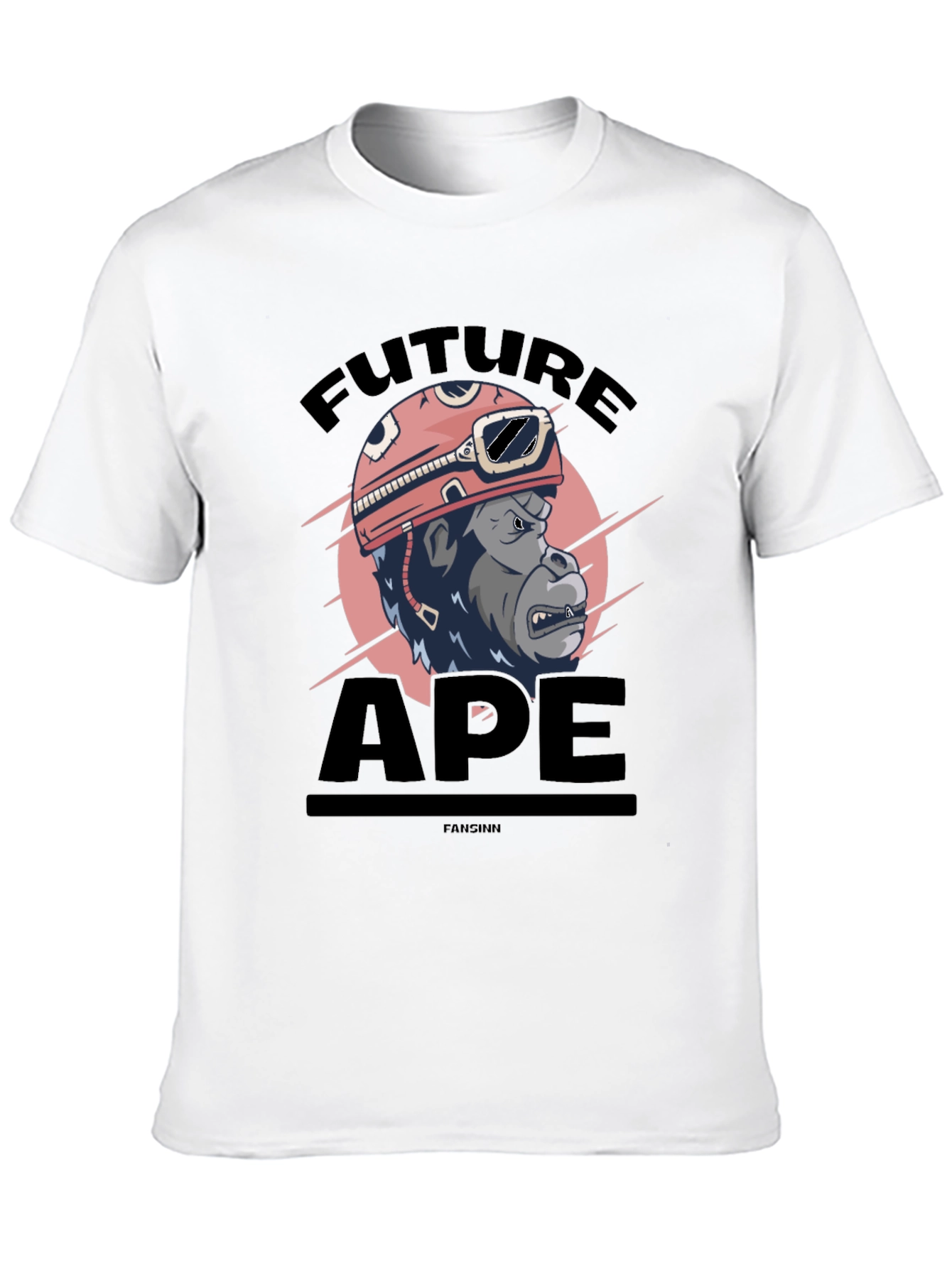 Black Future Ape Graphic T-Shirt - Black view 10