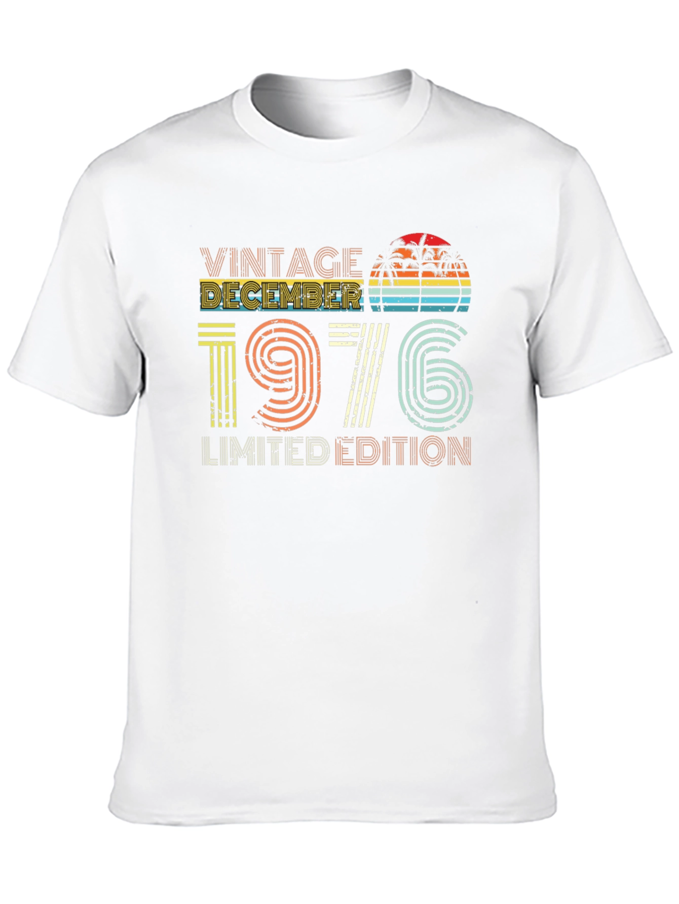 Black Vintage December 1976 Limited Edition T-Shirt view 10