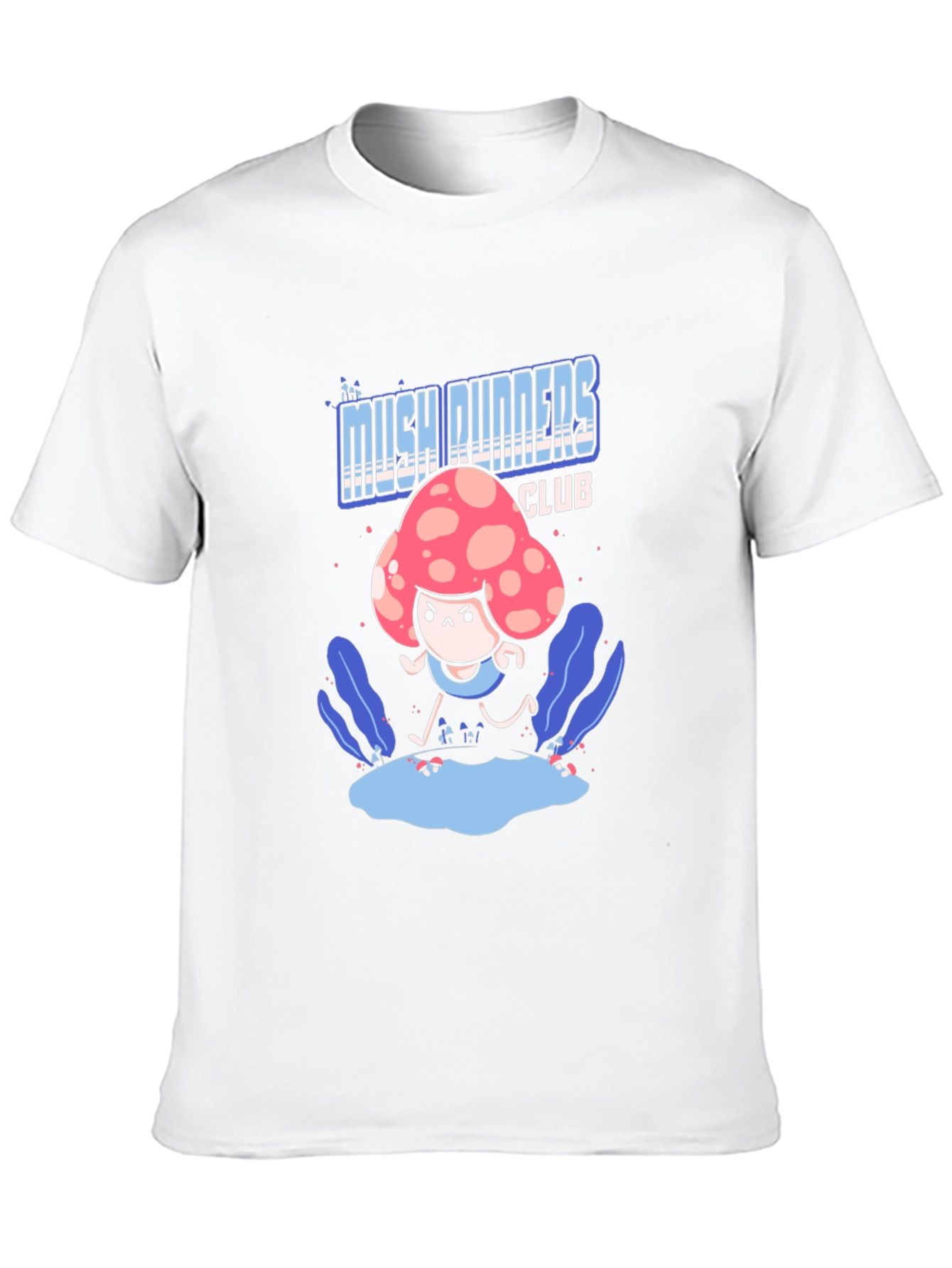 Black Mushroom Runners Club Graphic Tee view 10