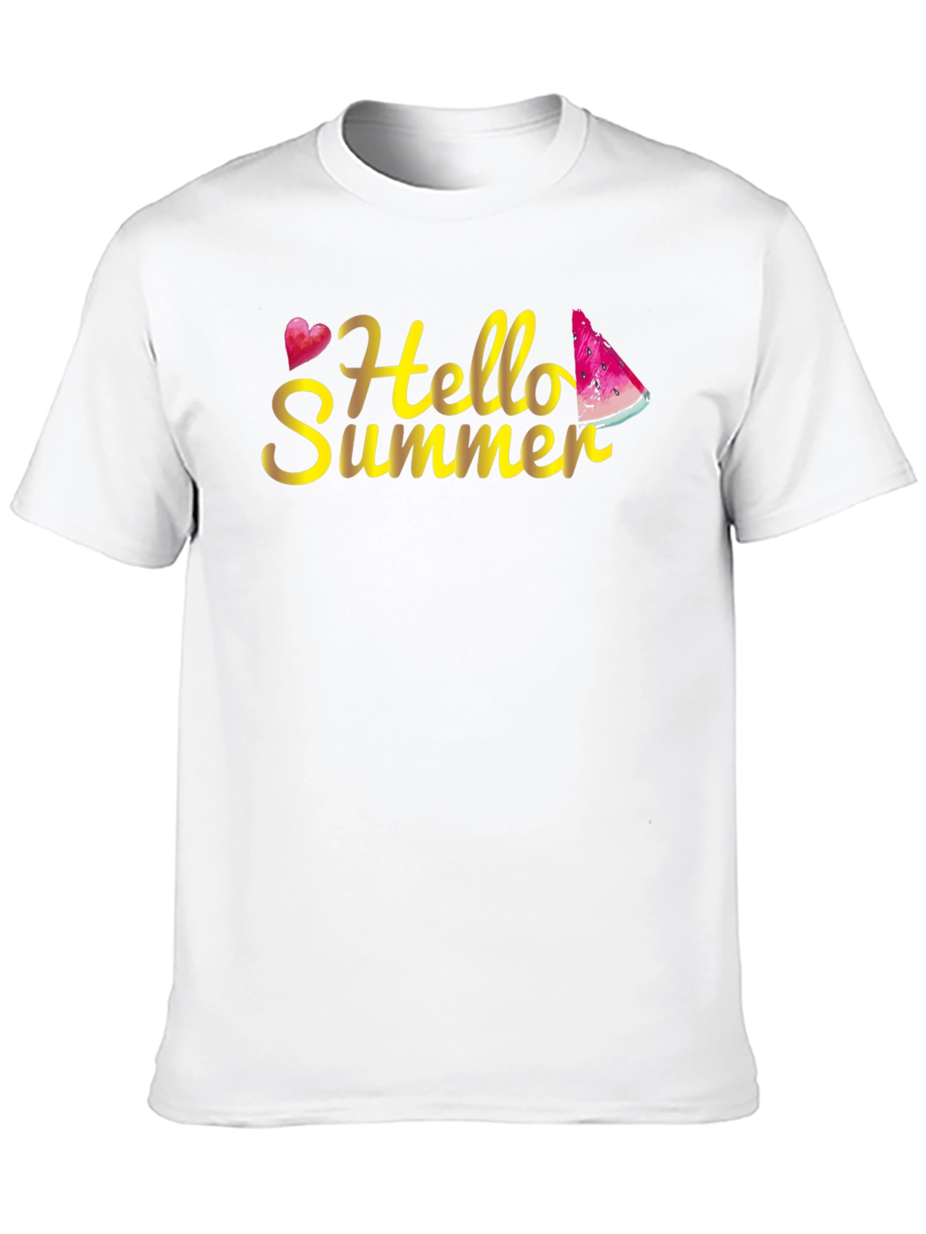 Black Hello Summer Black T-Shirt view 10