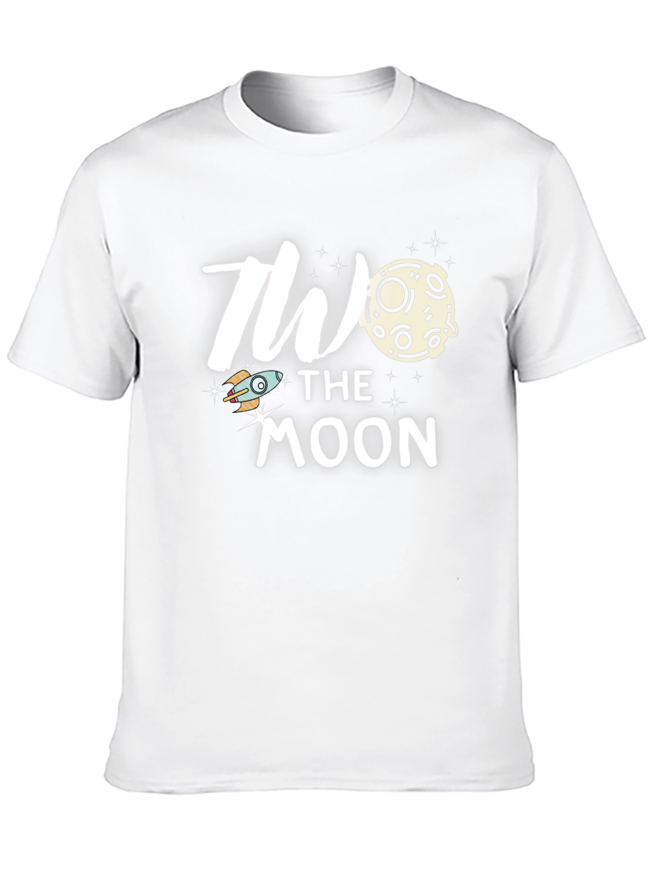 Black To the Moon Graphic Tee, Trendy Black T-Shirt view 10