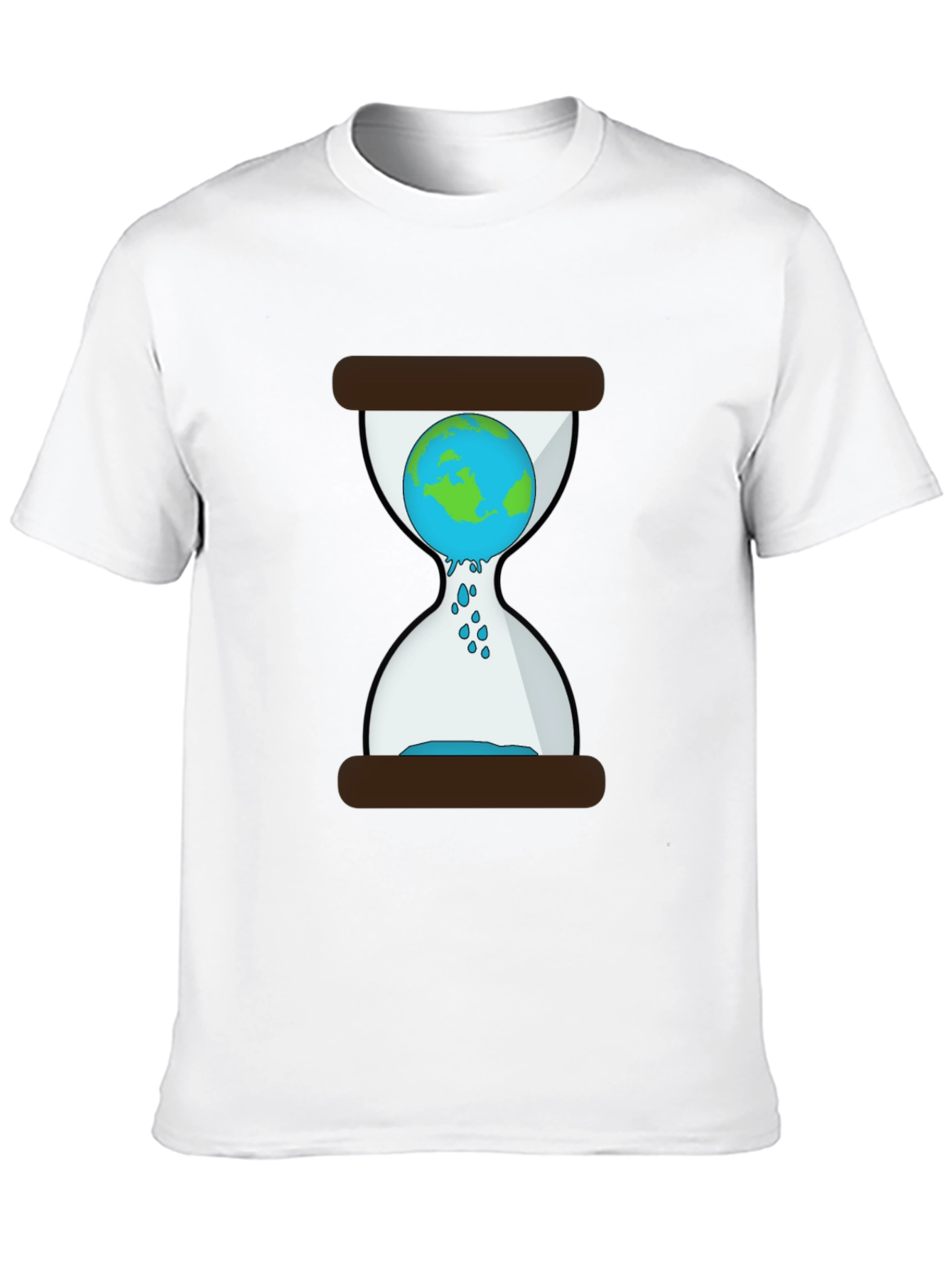 Black Earth Hourglass Graphic Tee - Save the Planet! view 10