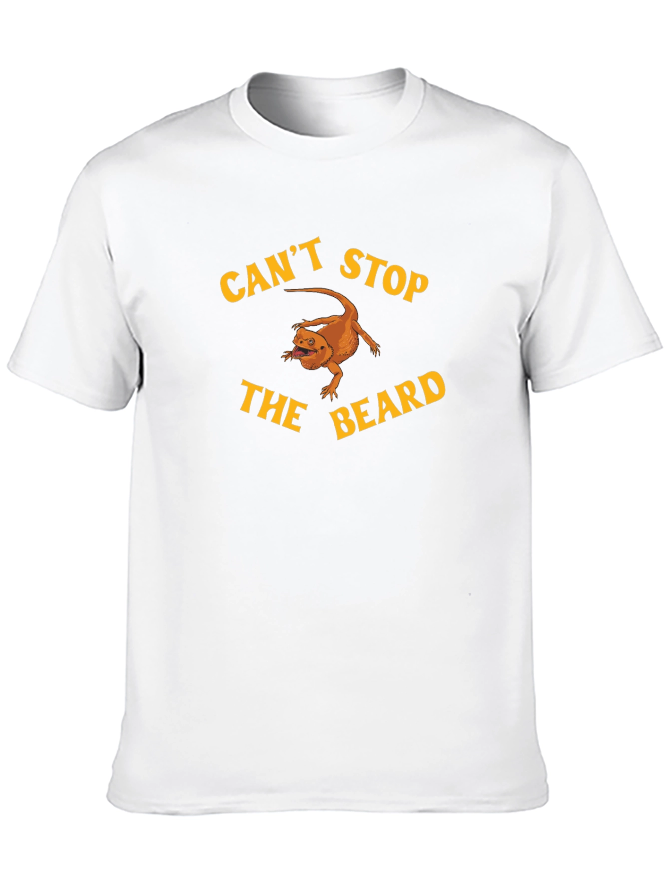 Black Can't Stop the Beard T-Shirt Bearded Dragon Lover Tee view 10