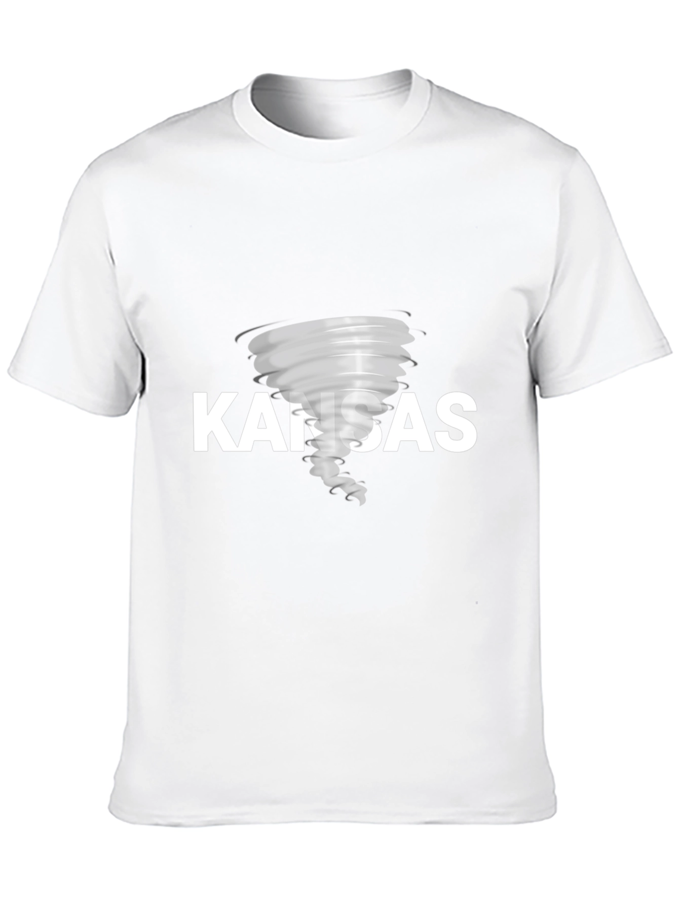 Black Kansas Tornado Graphic T-Shirt - Unisex view 10