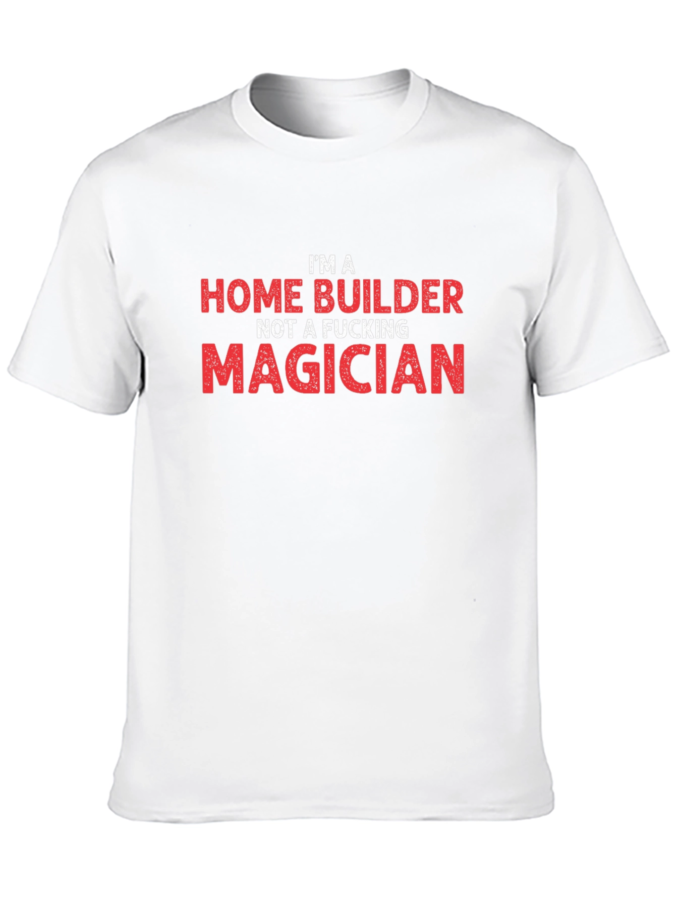 Black Home Builder T-Shirt - Funny Construction Worker Tee view 10