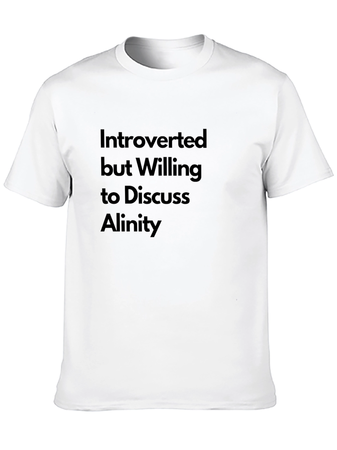 Black Introverted Alinity Discussion T-Shirt view 10