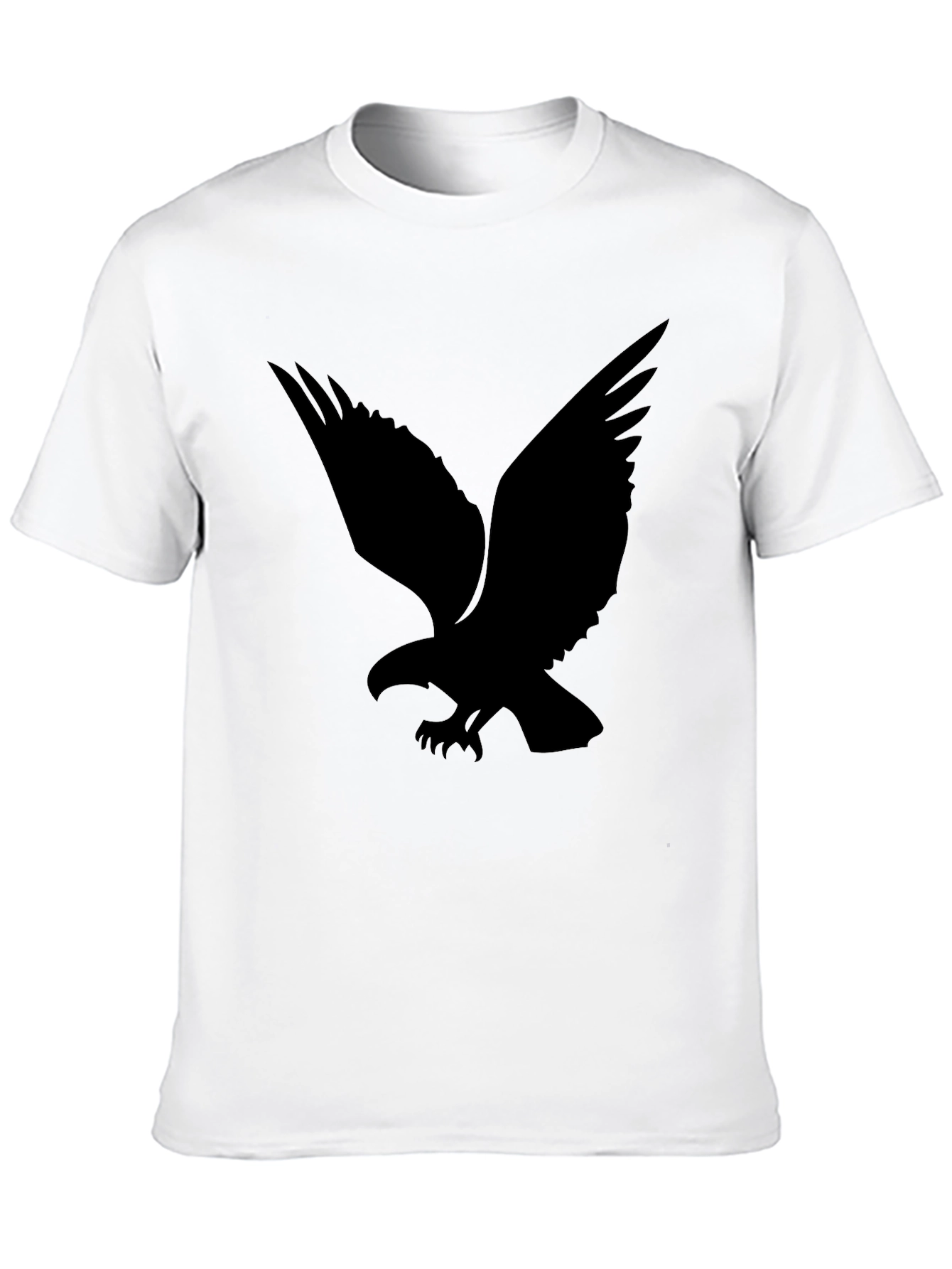 Black Black Eagle Graphic Tee - Mens Casual Style view 10