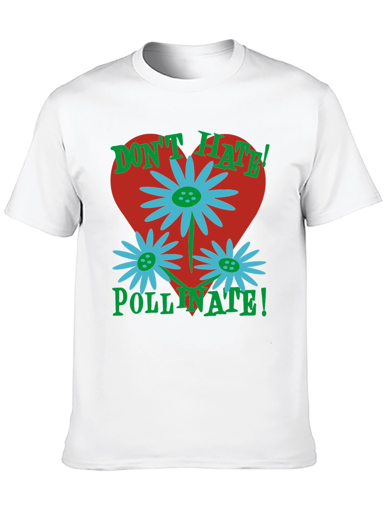 Black Don't Hate Pollinate T-Shirt view 10