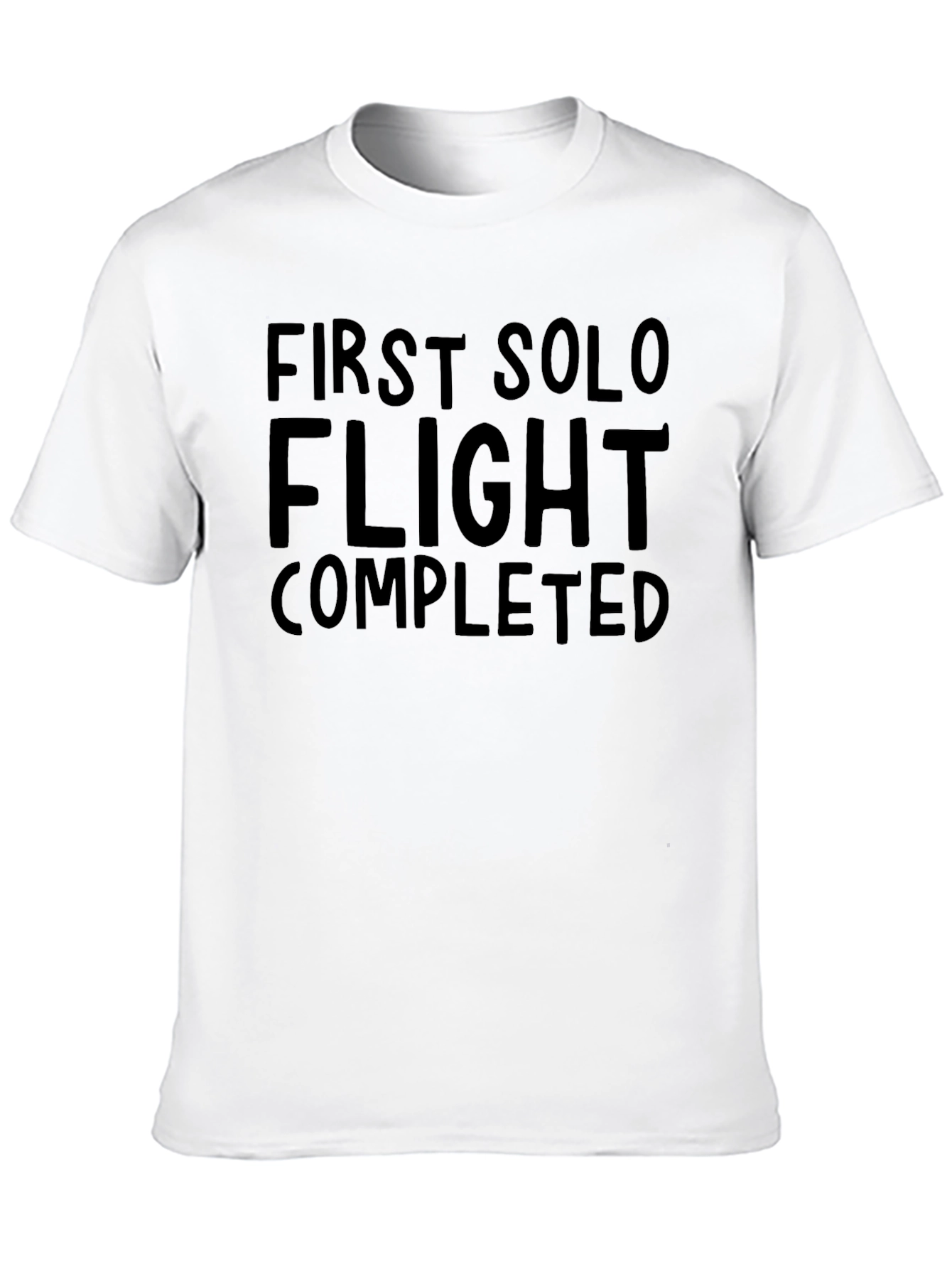 Black First Solo Flight Completed T-Shirt view 10