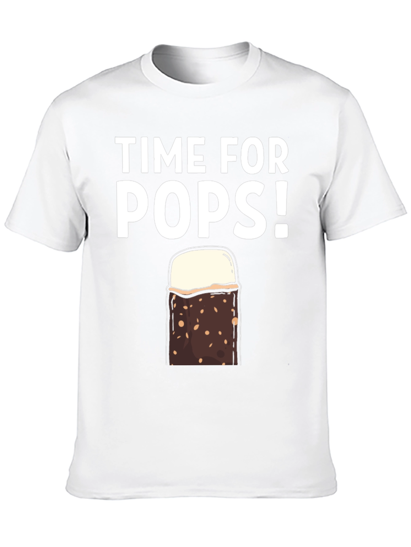 Black Time for Pops! T-Shirt - Ice Cream Treat view 10