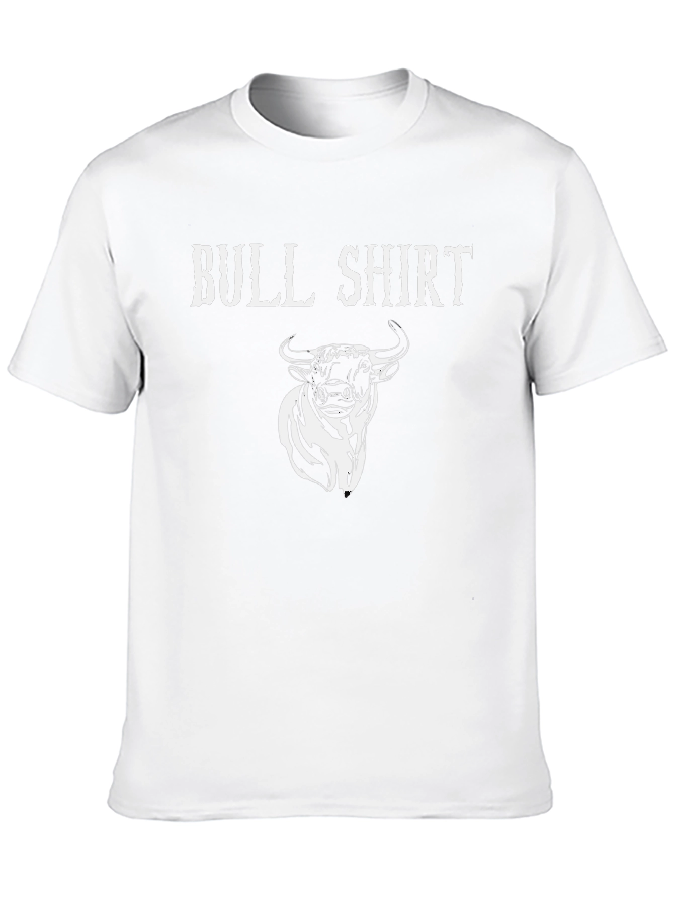 Black Bull Shirt Graphic Tee - Funny Novelty T-Shirt view 10
