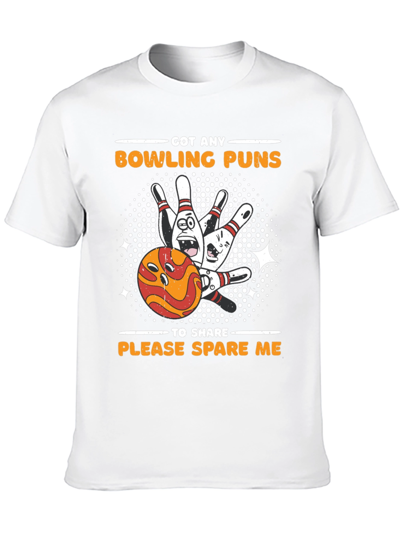 Black Bowling Pun T-Shirt view 10