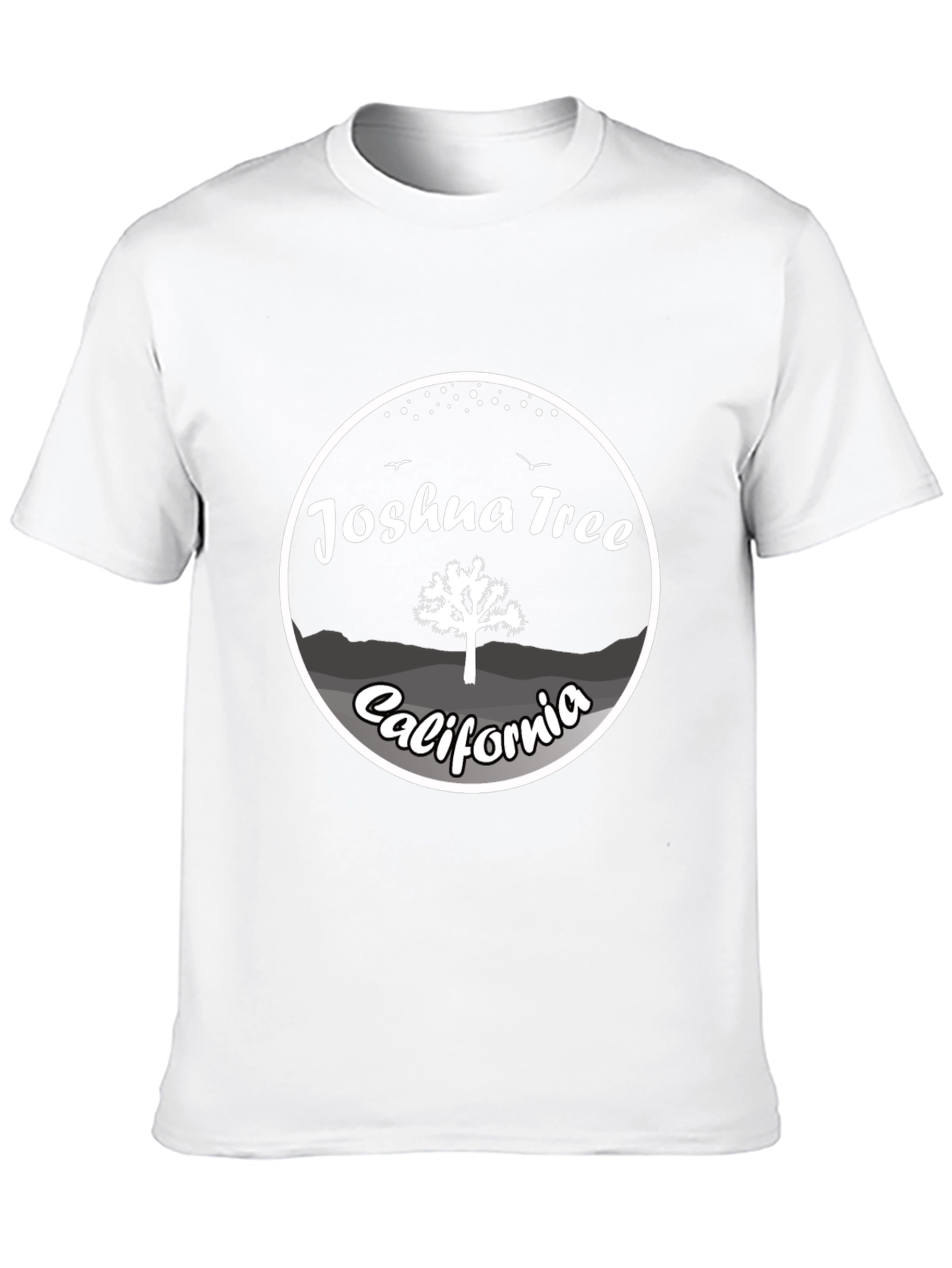 Black Joshua Tree California Graphic T-Shirt view 10