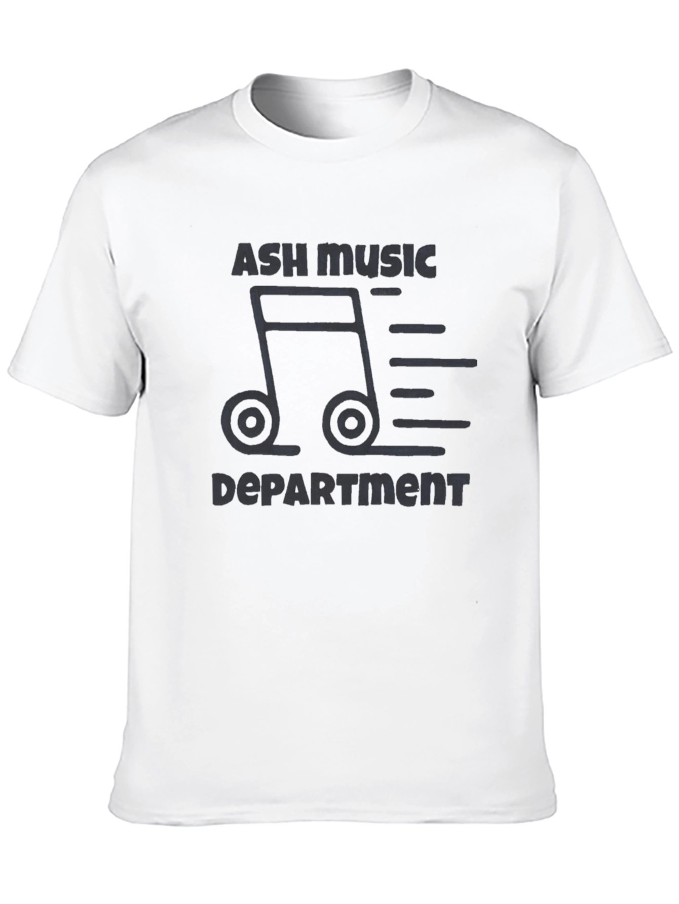 Black Ash Music Department Black T-Shirt view 10