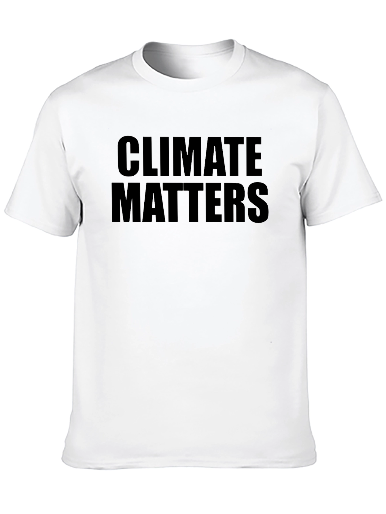 Black Climate Matters Black T-Shirt view 10