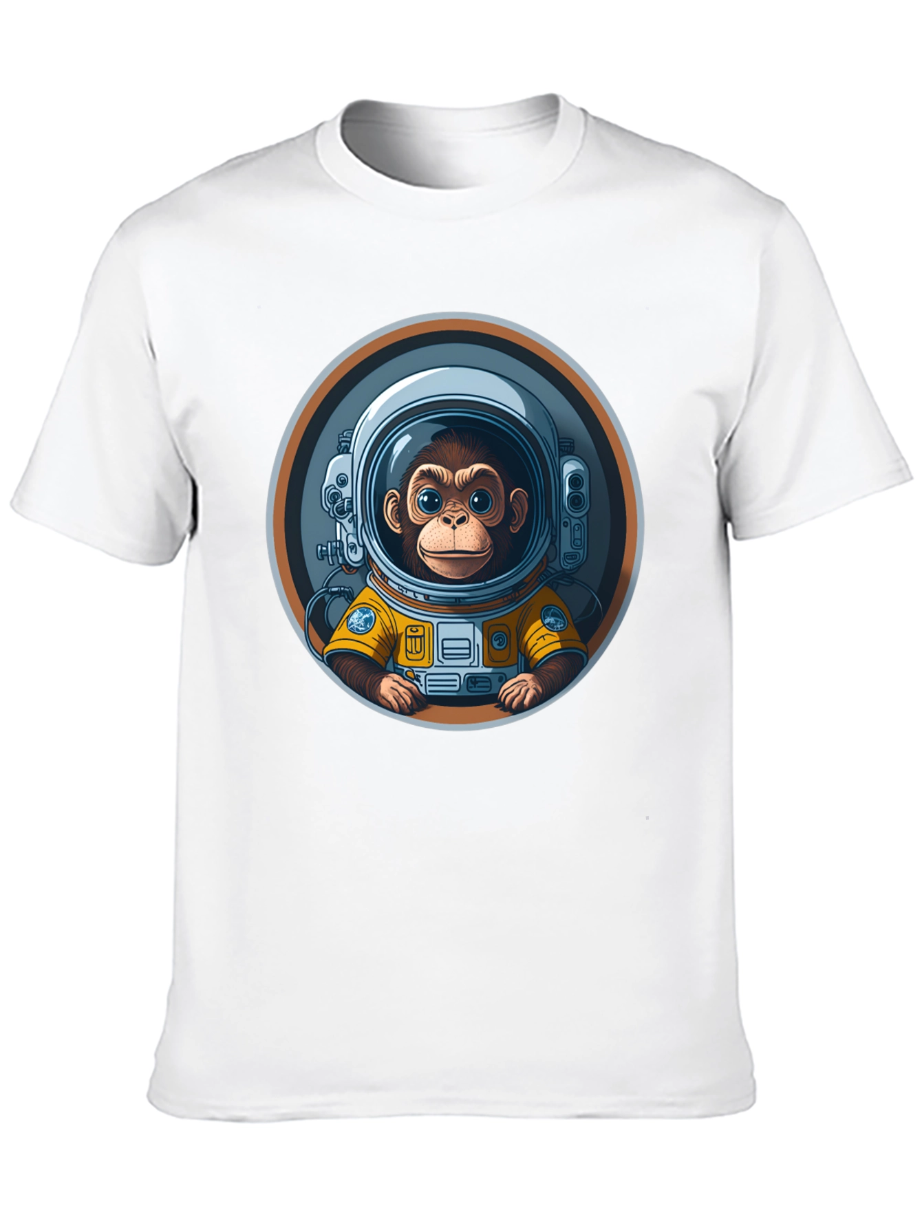 Black Monkey Astronaut Graphic Tee view 10