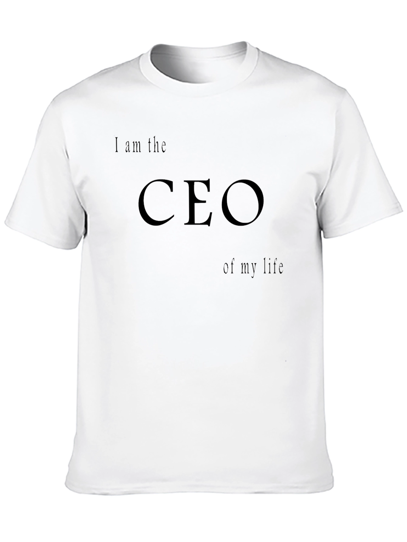 Black CEO of My Life Graphic T-Shirt - Black view 10