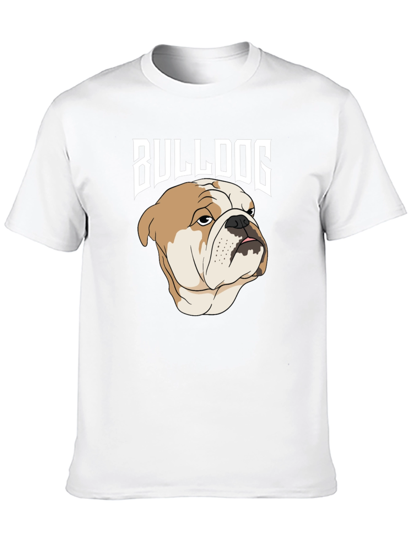 Black Bulldog Graphic Tee - Men's Black T-Shirt view 10