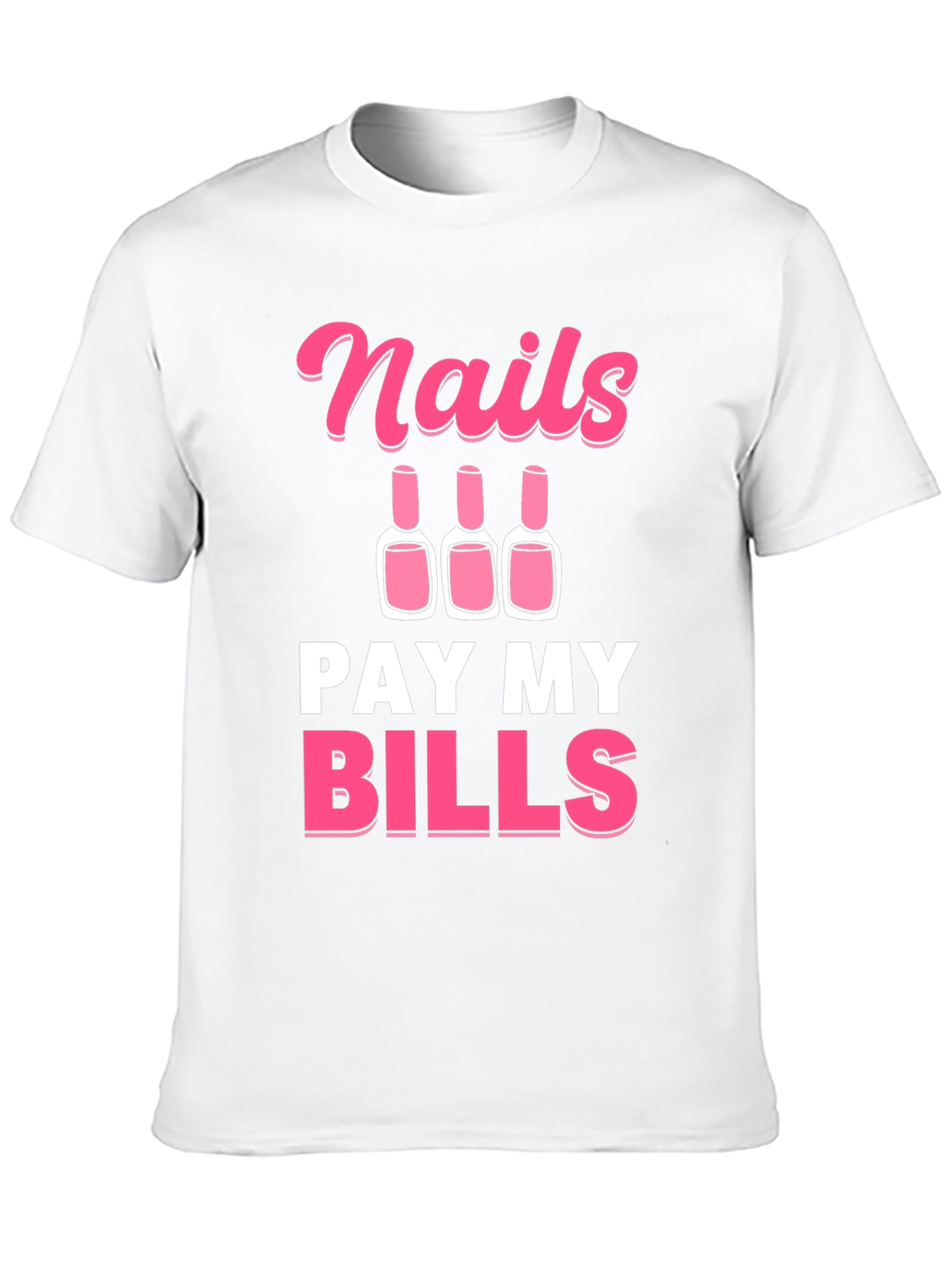 Black Nails Pay My Bills Graphic Tee - Unisex view 10